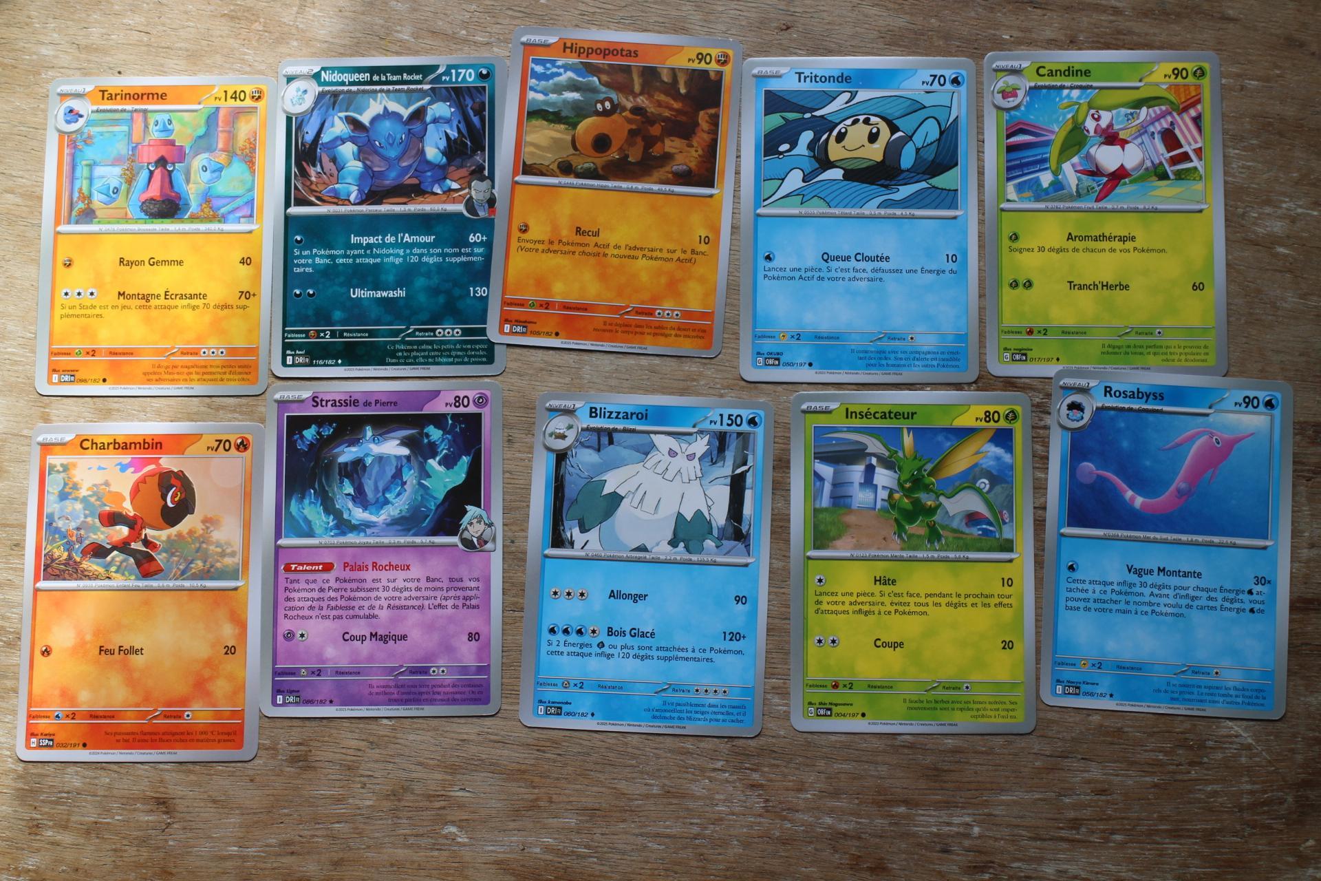 troc de troc lot cartes pokemon c image 1