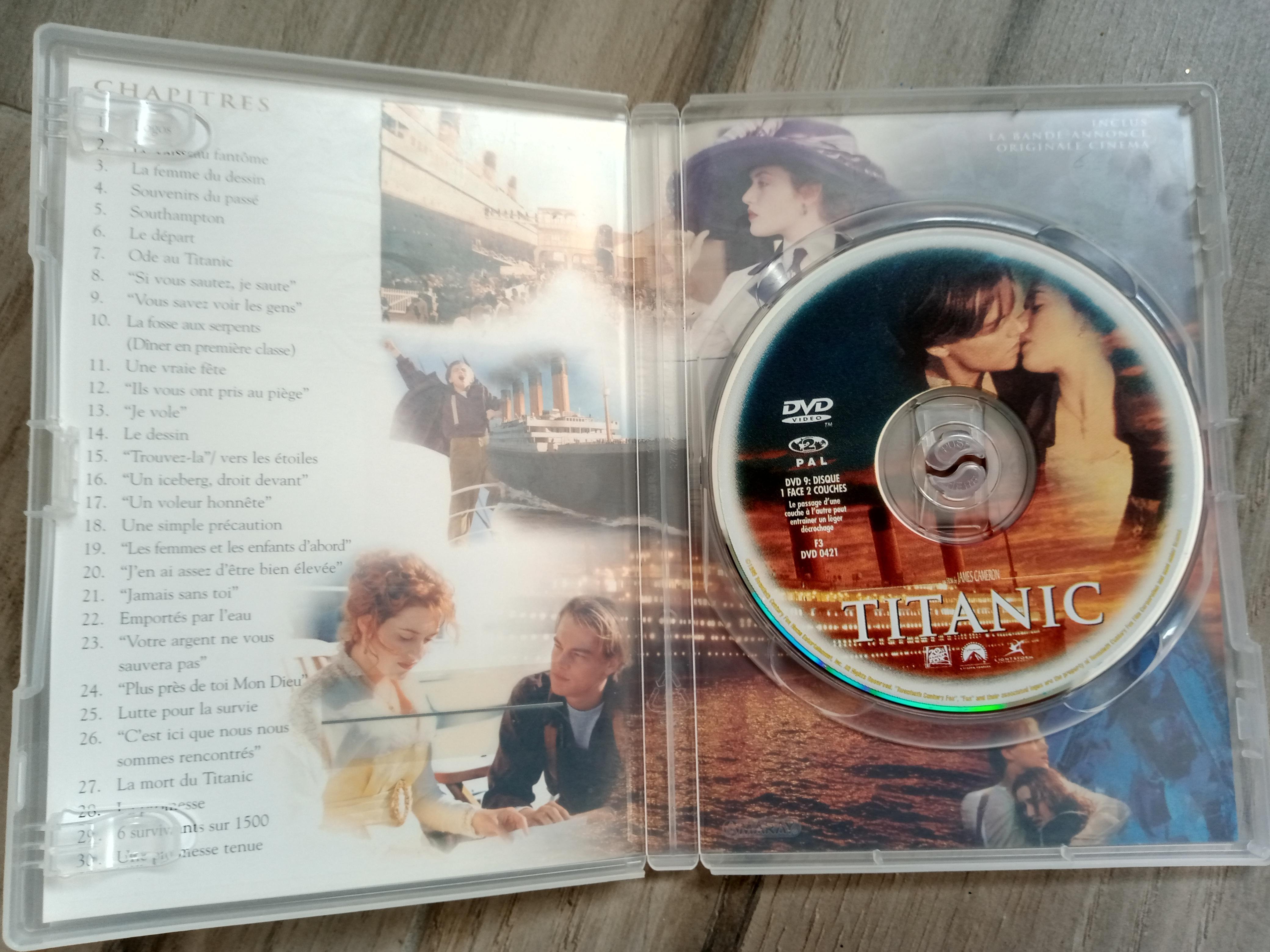 troc de troc dvd film titanic léonardo di caprio et kate winslet image 2