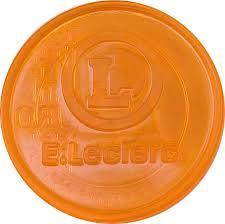 troc de troc jeton caddie leclerc orange translucide image 0