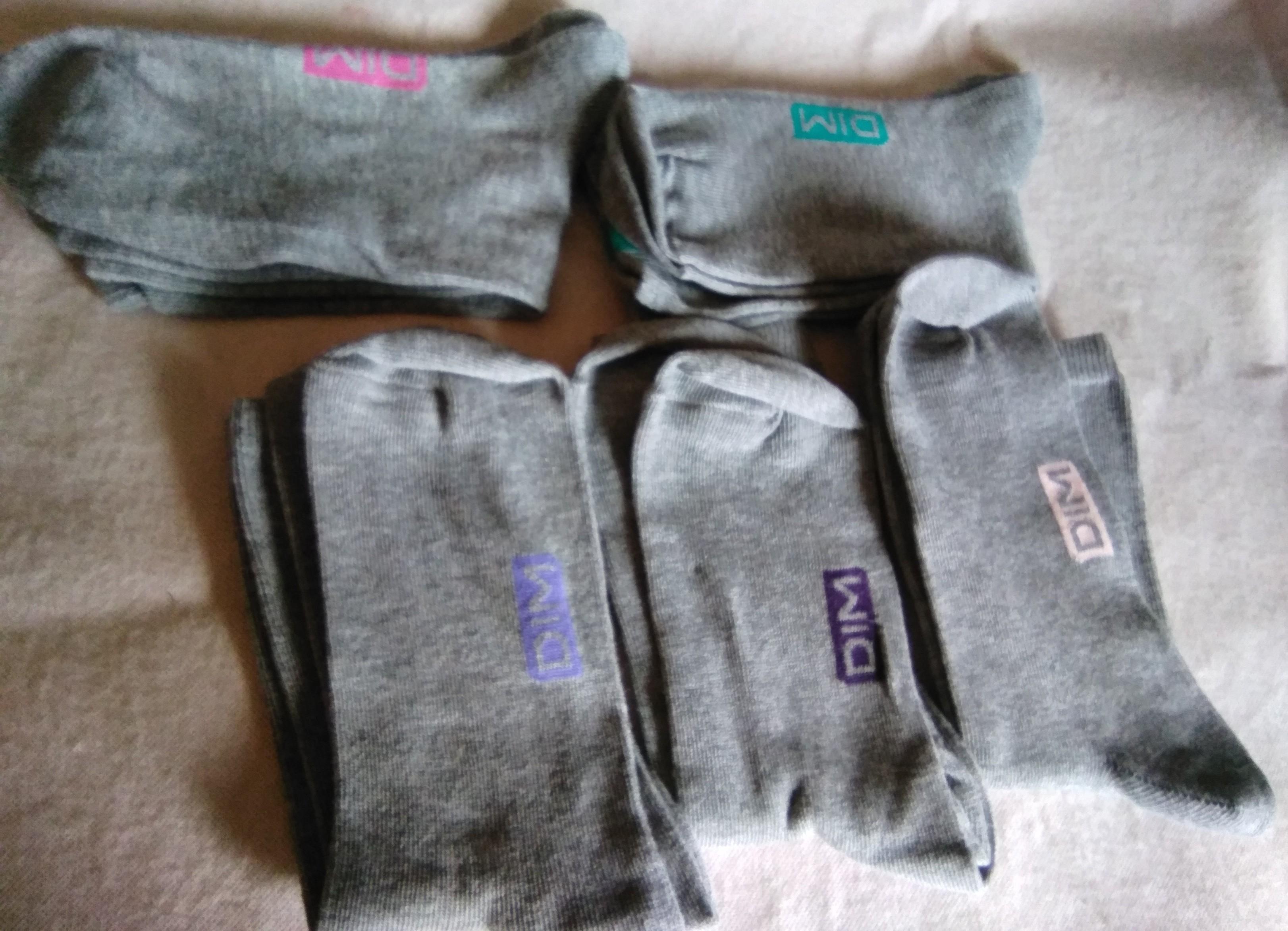 troc de troc reserve lot de 5 paires de chaussettes femme, neuf image 0