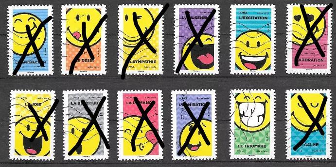 troc de troc attribué rompu de série smileys 2022 - 2/12 image 0