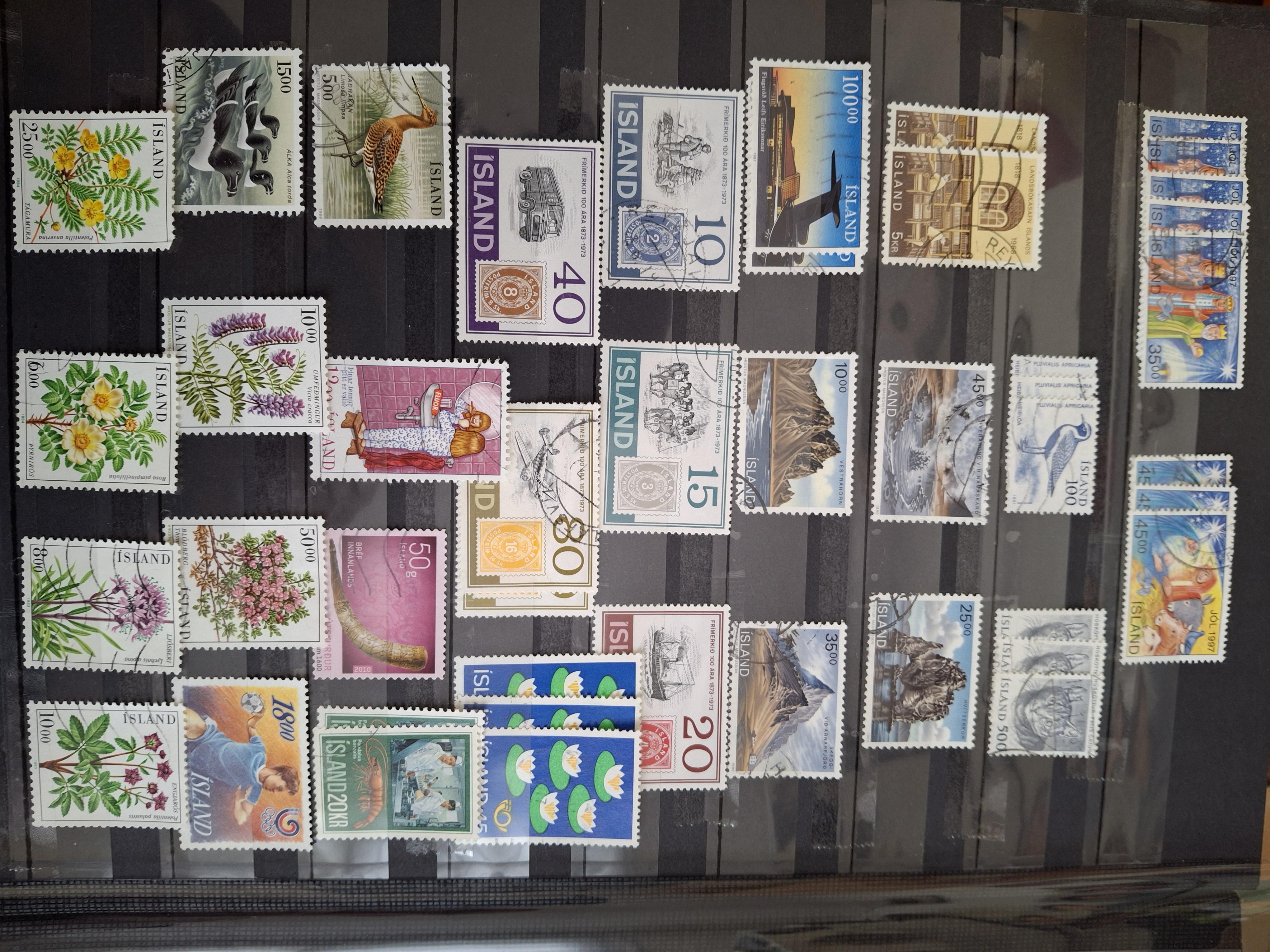 troc de troc timbres oblitérés d'islande iceland image 0