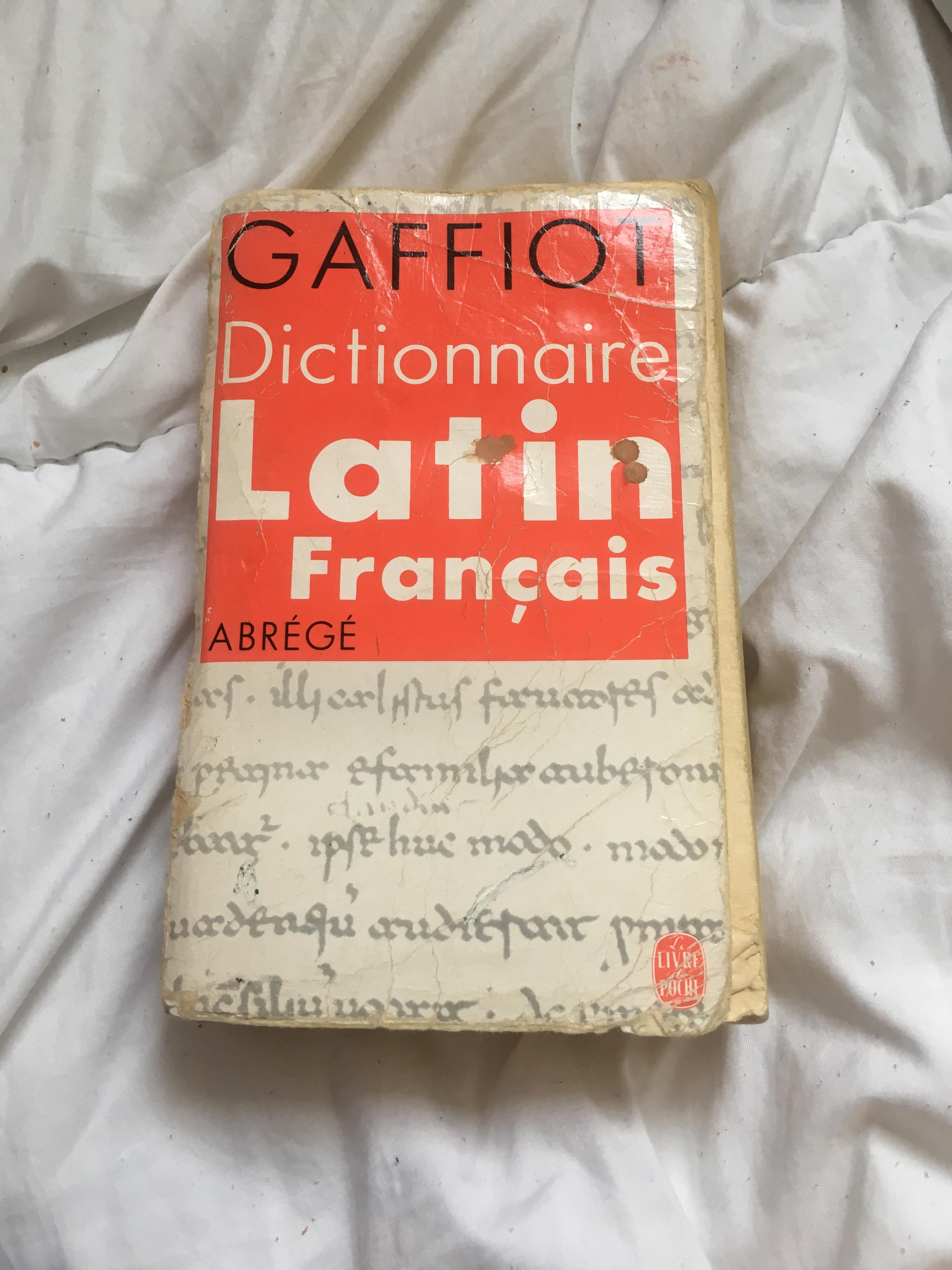 troc de troc gaffiot latin français image 0