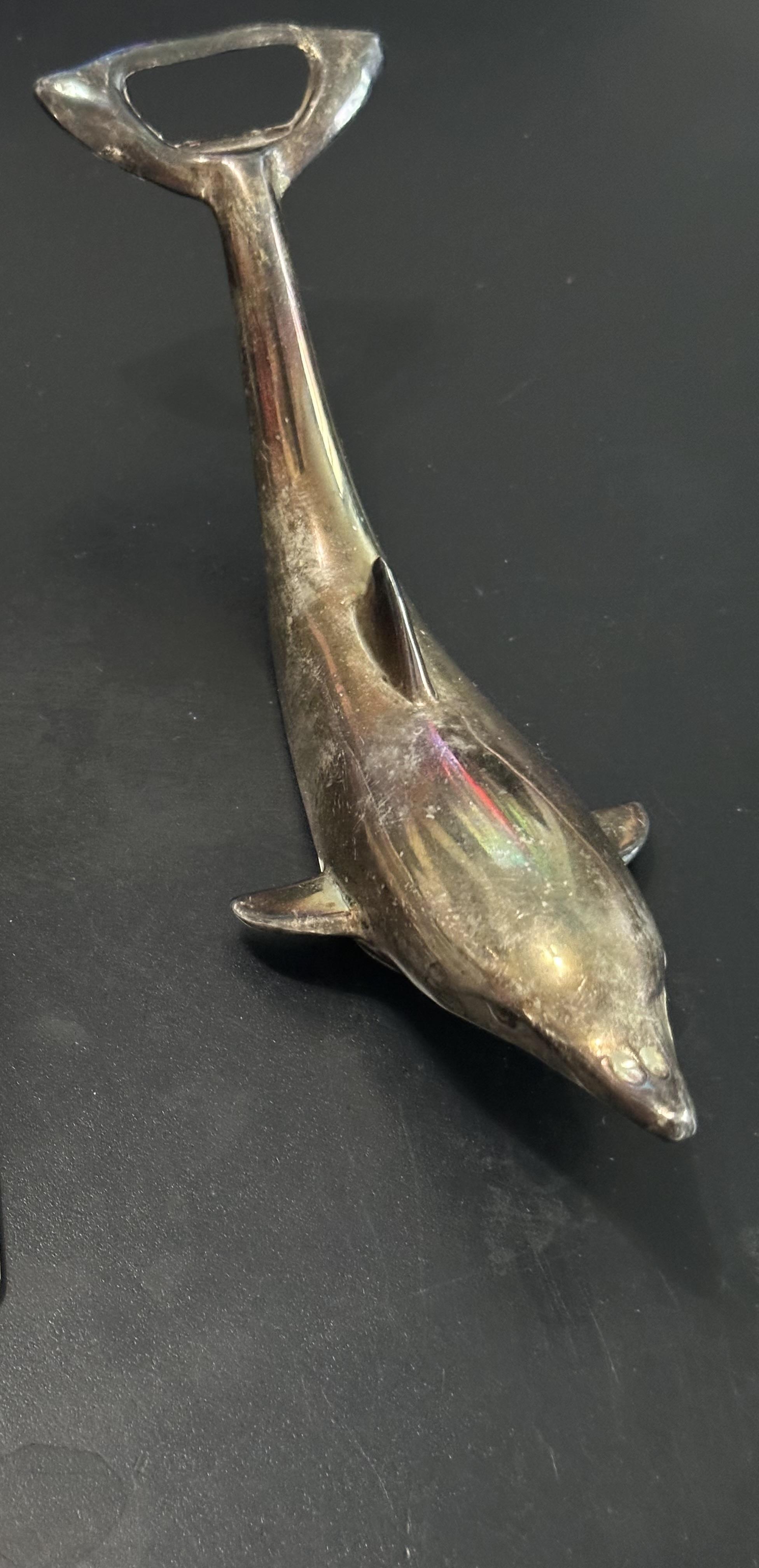 troc de troc decapsuleur dauphin métal argenté image 0