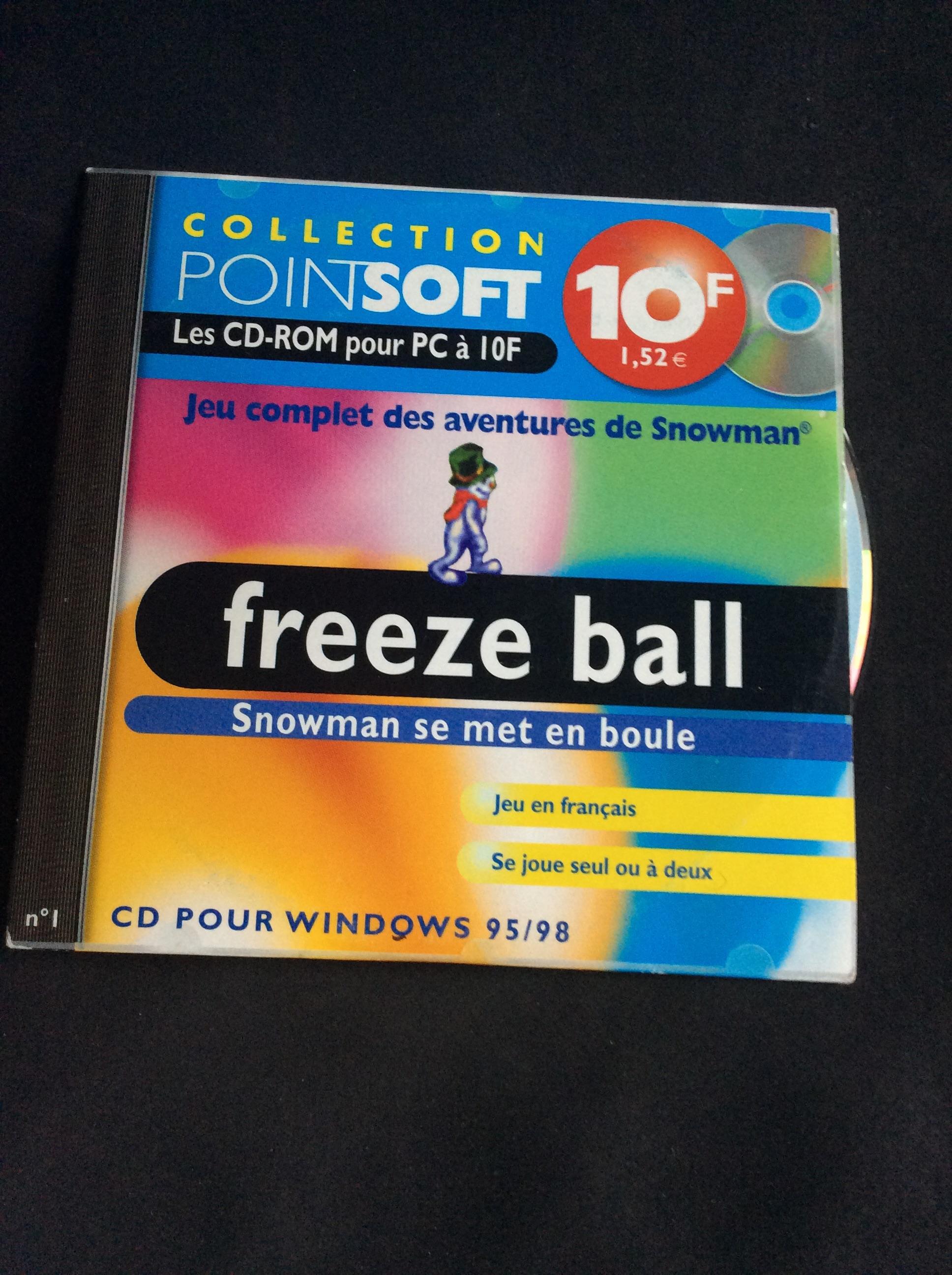 troc de troc cd-rom  années 90 je complet des aventures de snowman freeze ball image 0