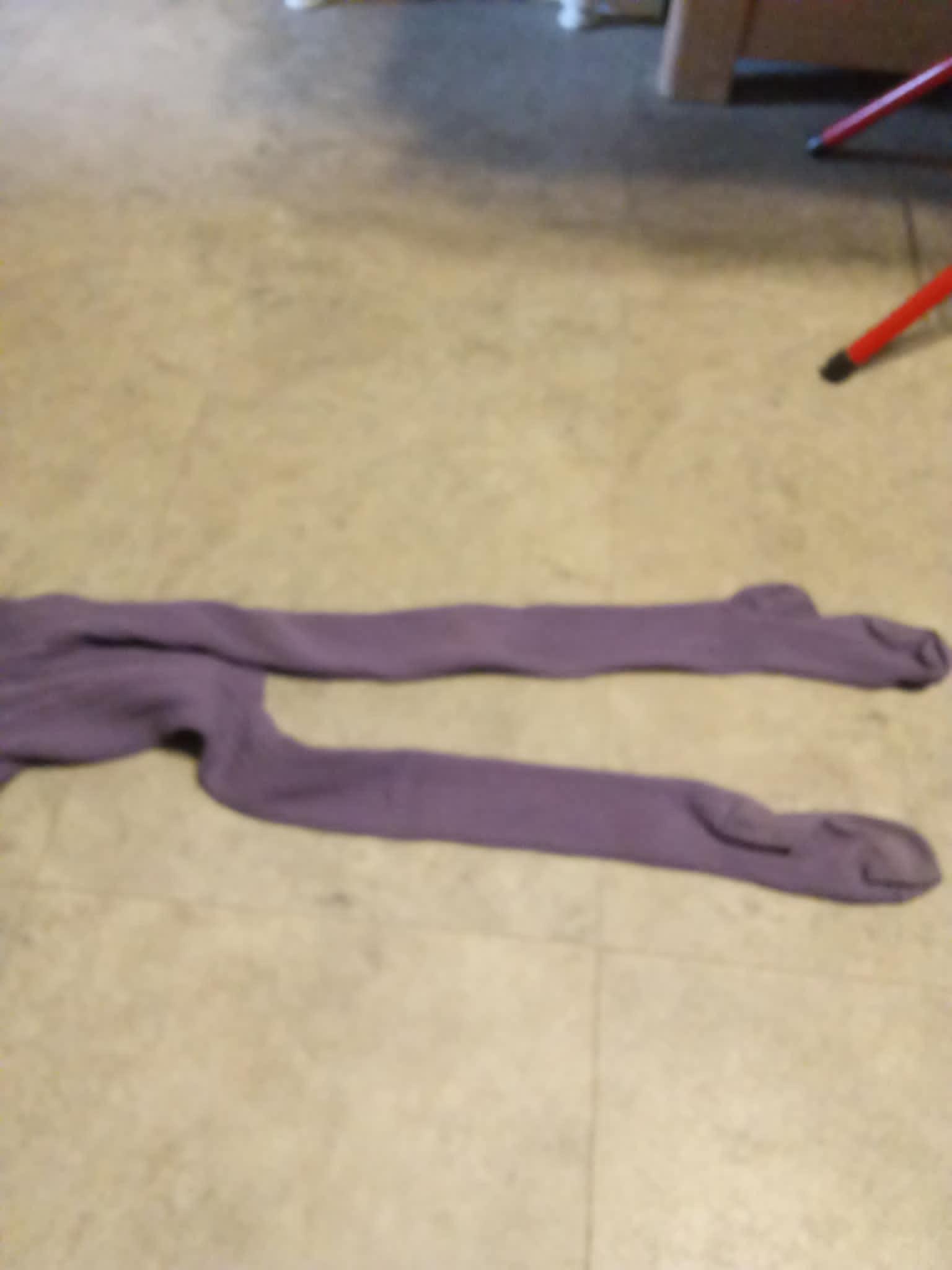 troc de troc collant mauve 2/3 ans  pointure 24/26 image 1