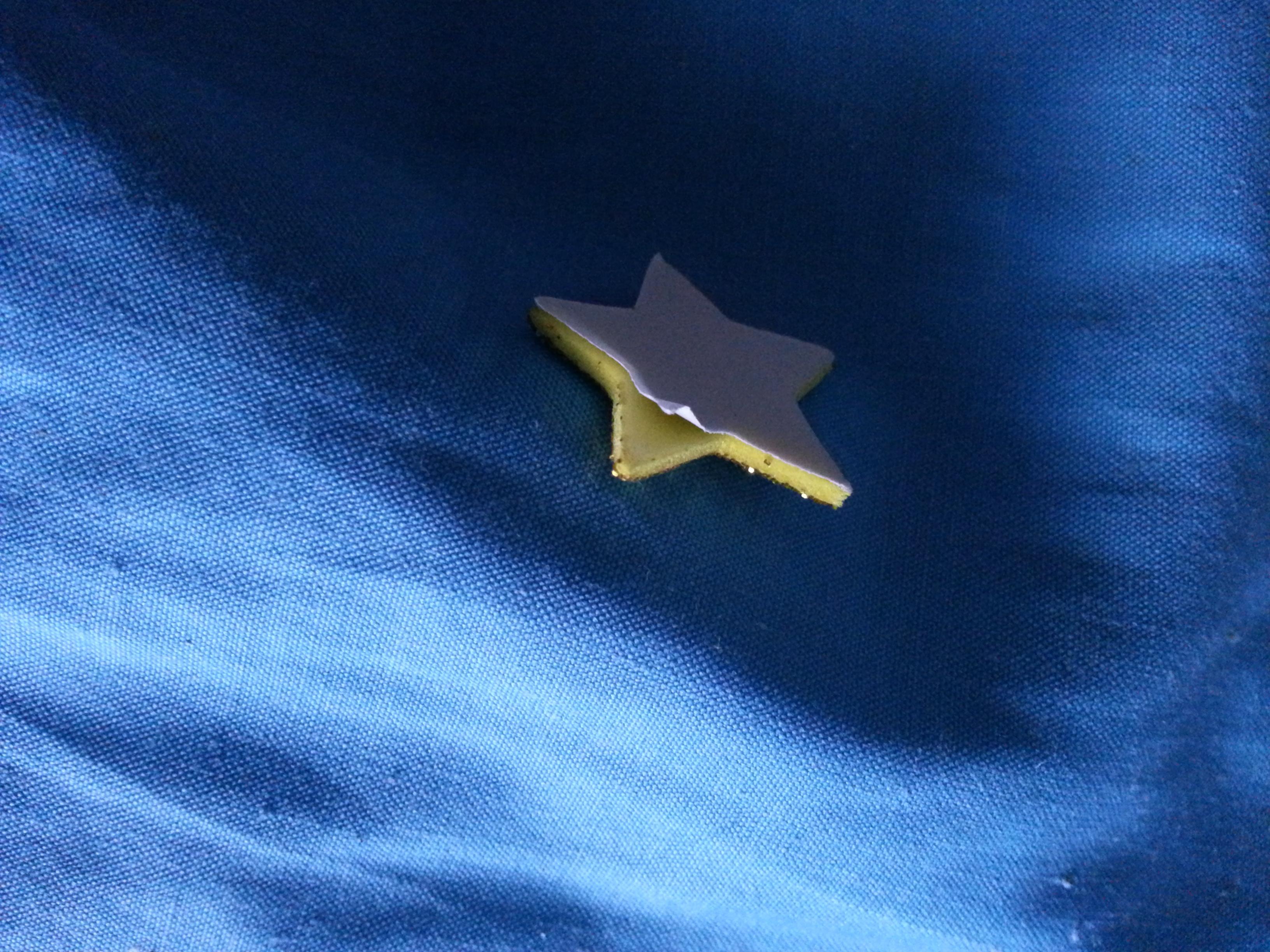 troc de troc lot 9 étoiles autocollantes (3 tailles) doré+argenté+blc brillant image 2
