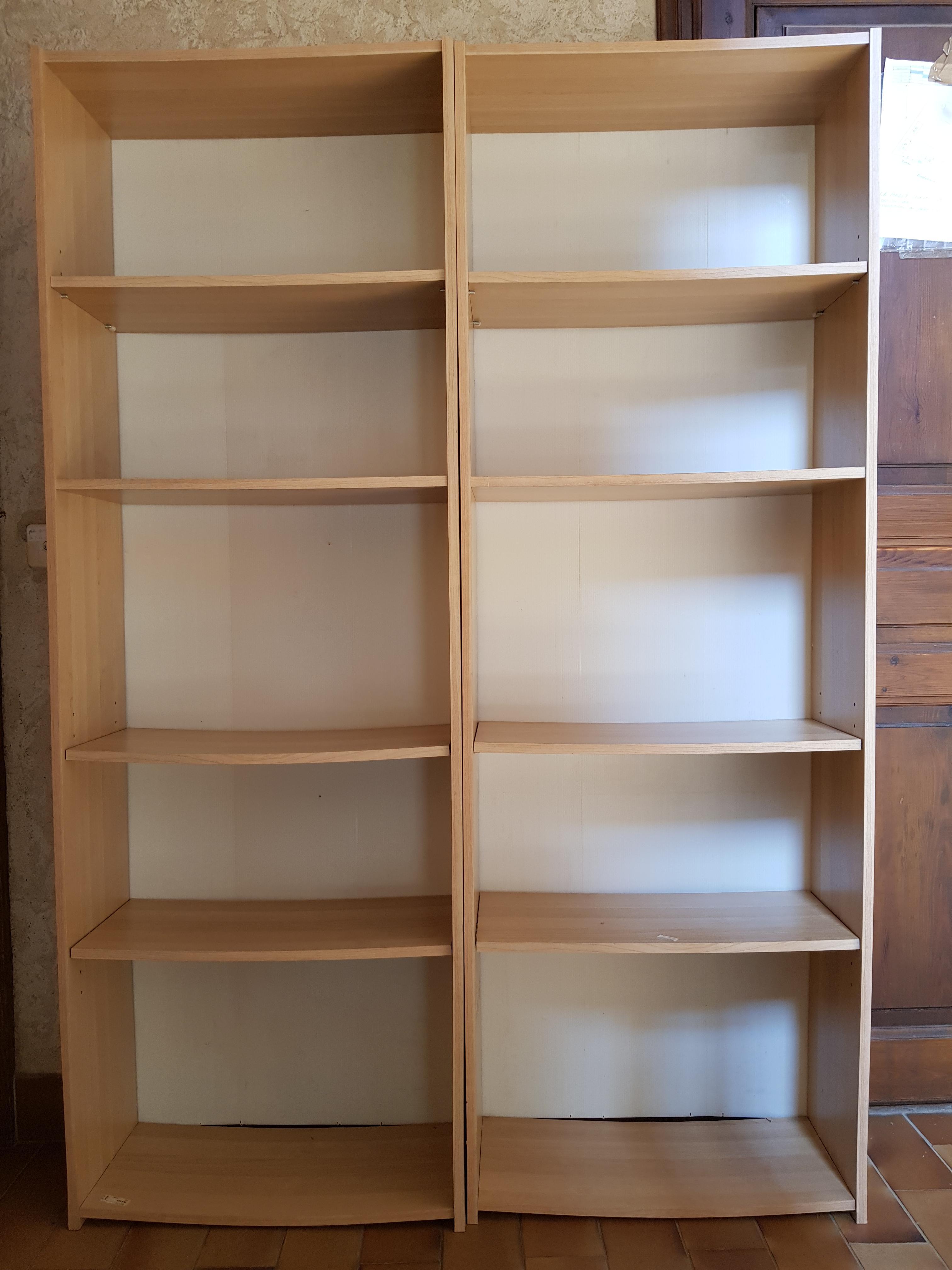 troc de troc lot de deux étagères ikea image 0