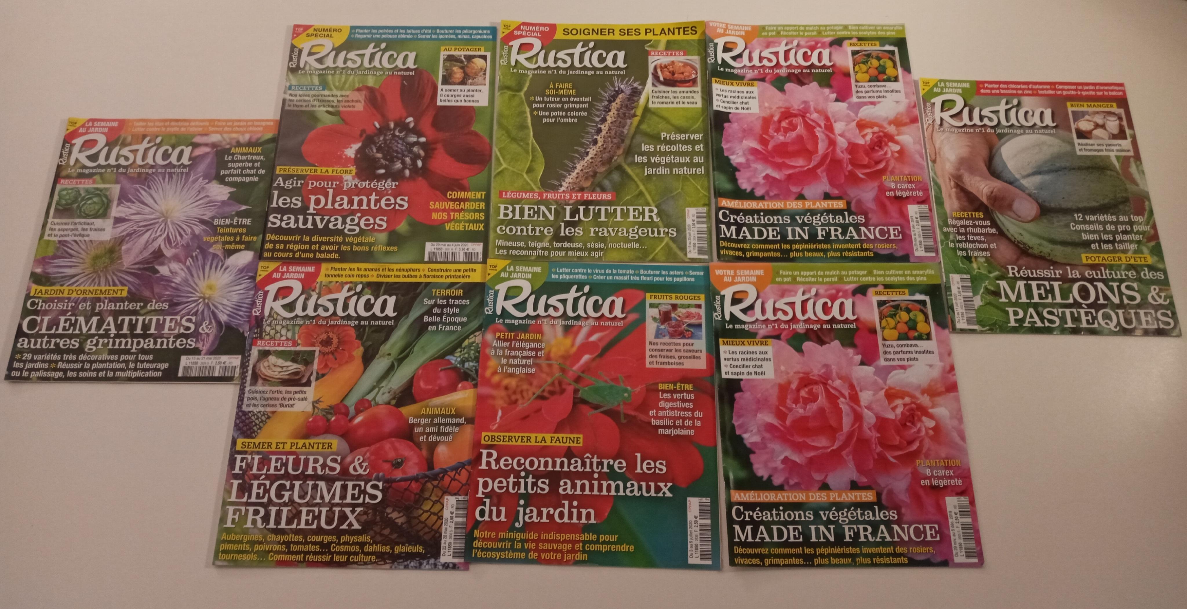 troc de troc lot de 8 magazines rustica image 1