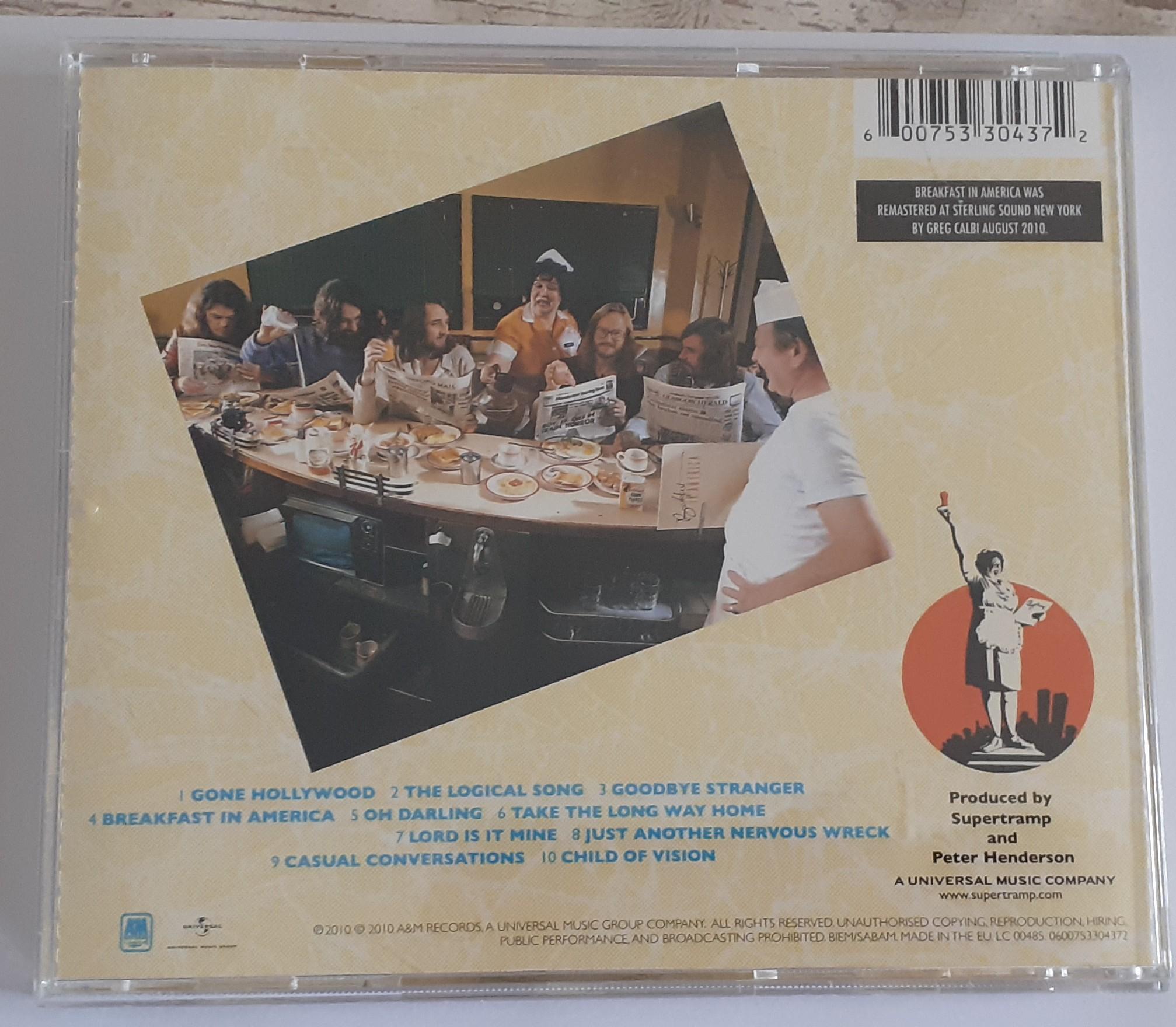 troc de troc reserve fidjy cd supertramp breakfast in america remastérisation 2010 image 2