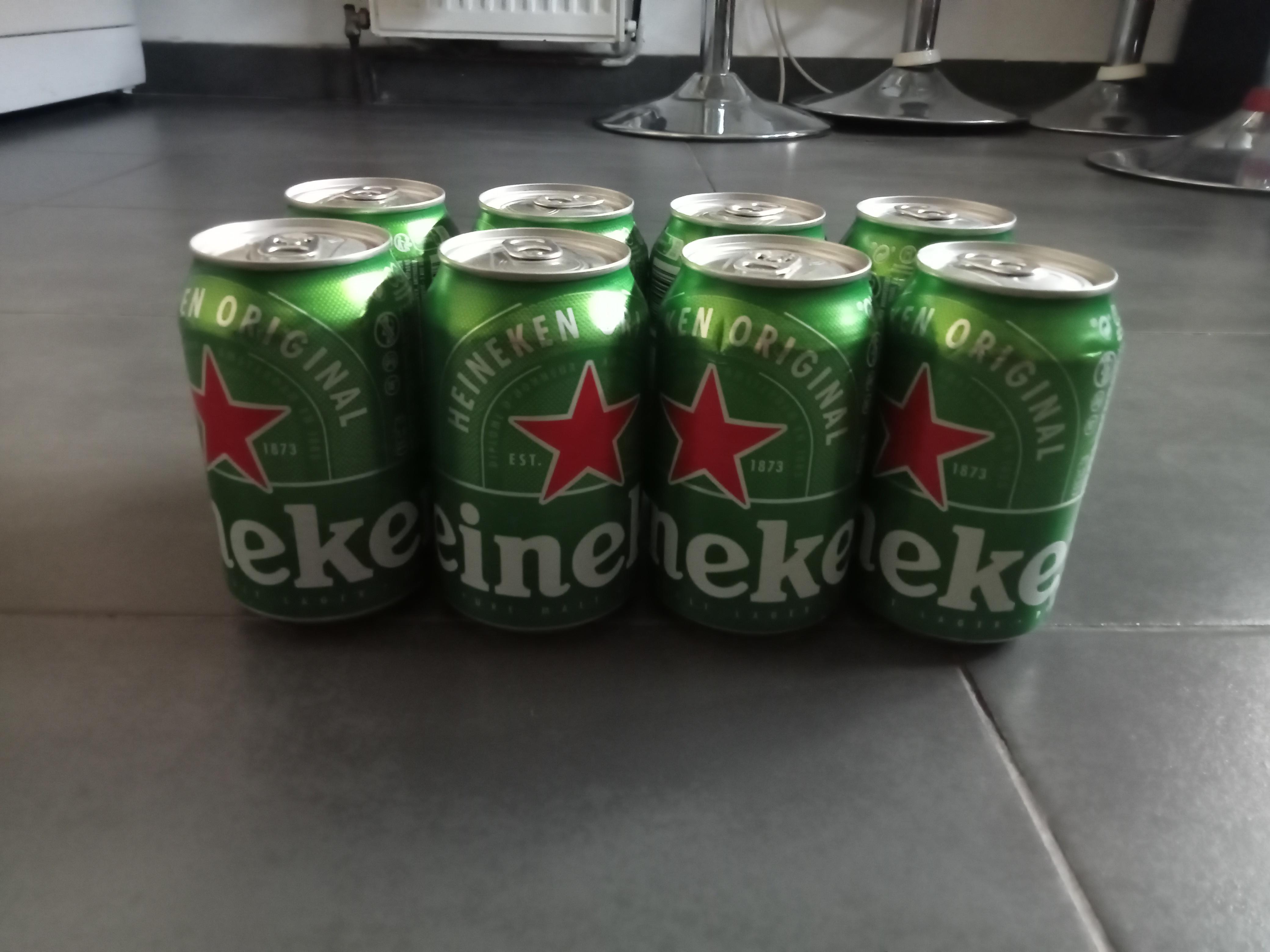 troc de troc 8 canettes de bière heineken image 0