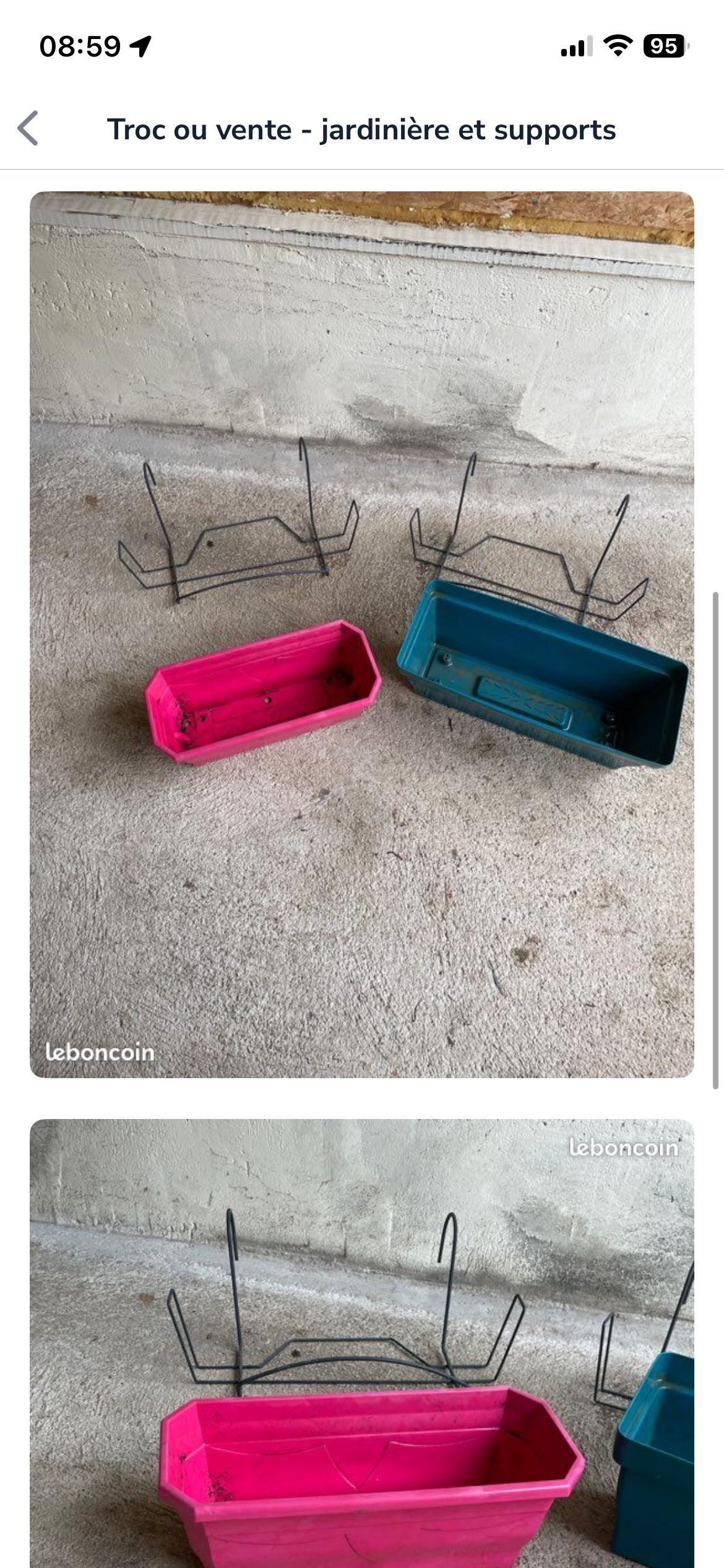 troc de troc jardinière et support image 1