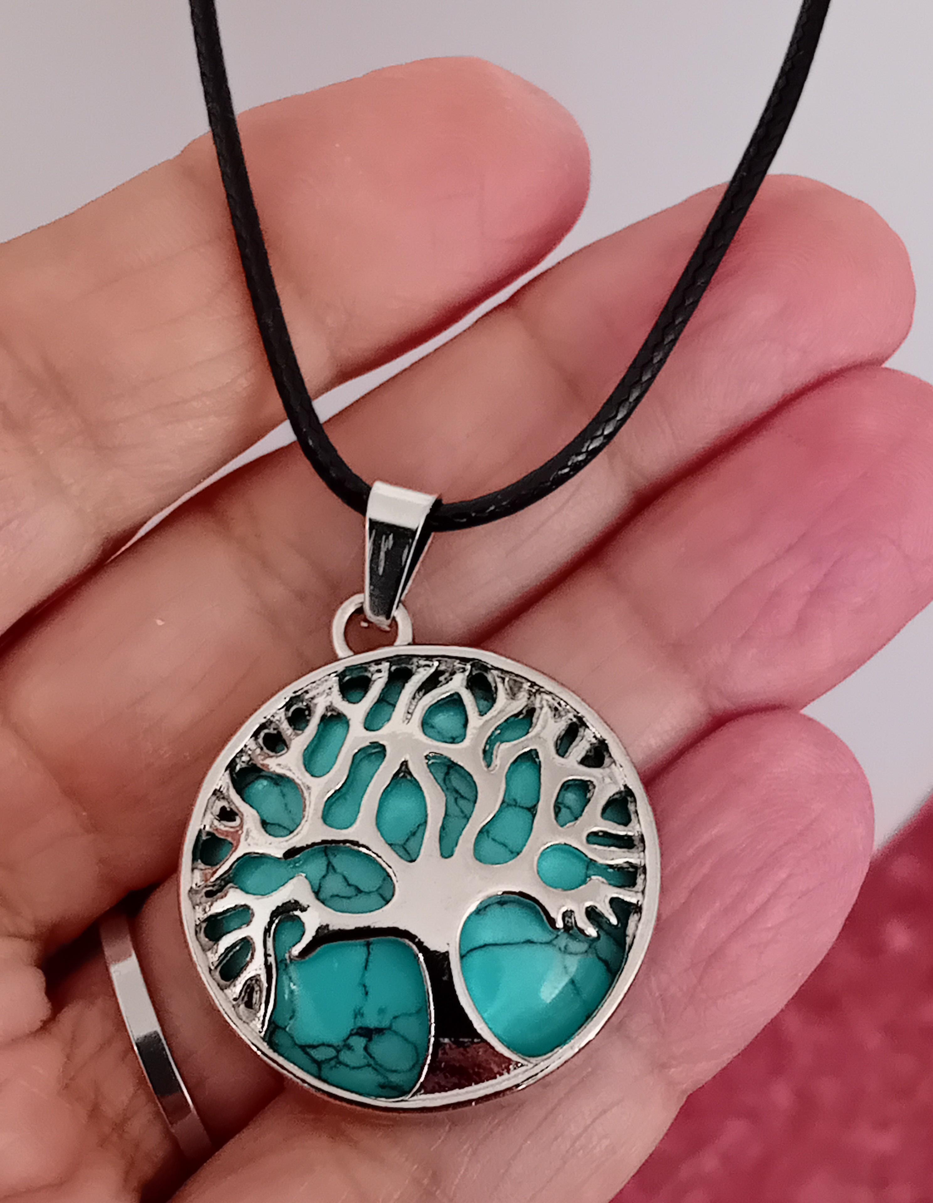 troc de troc reserver. collier pendentif " arbre de vie " image 2