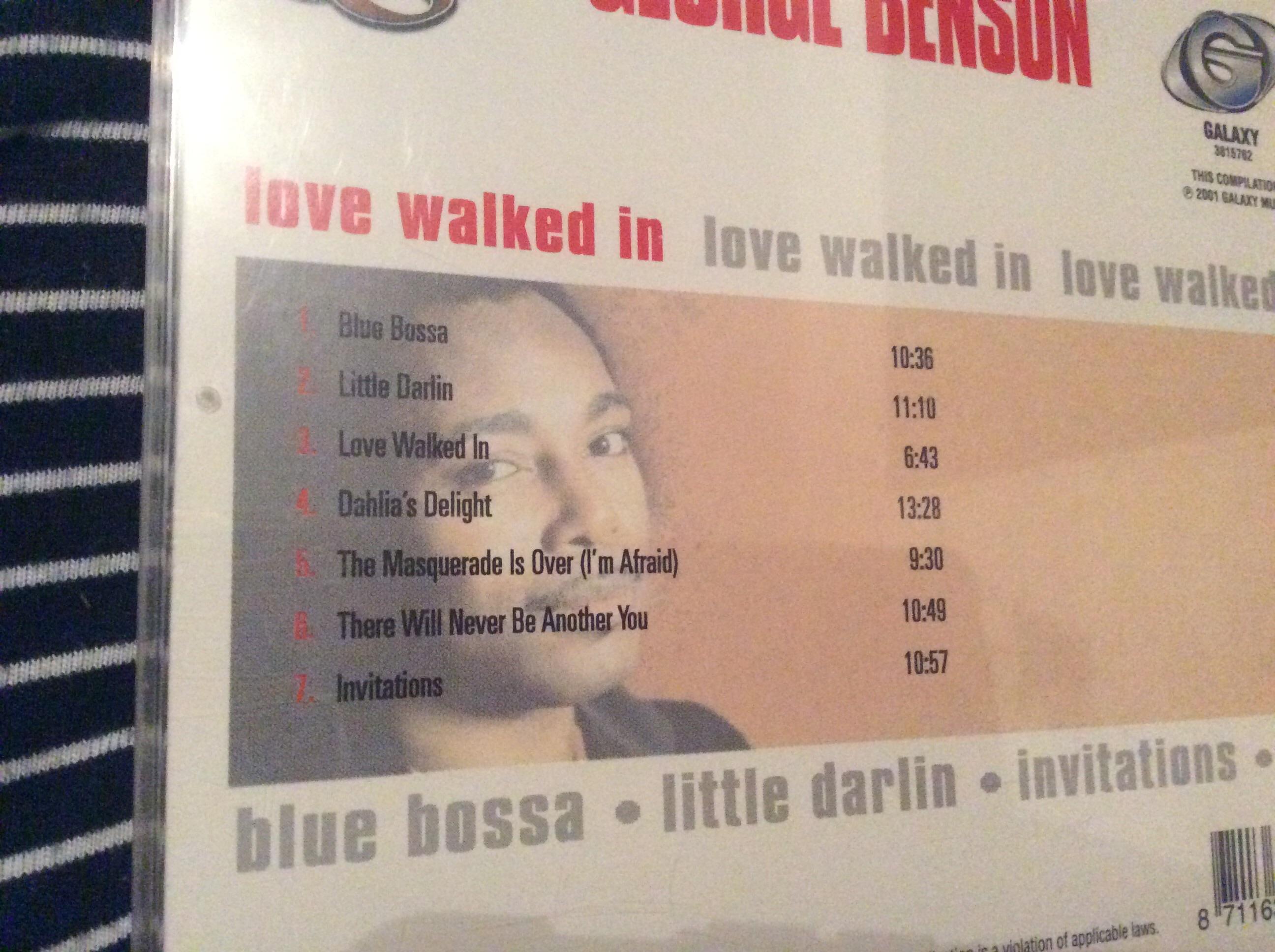 troc de troc cd  georges benson lové walker in blue bossa little darlin image 2