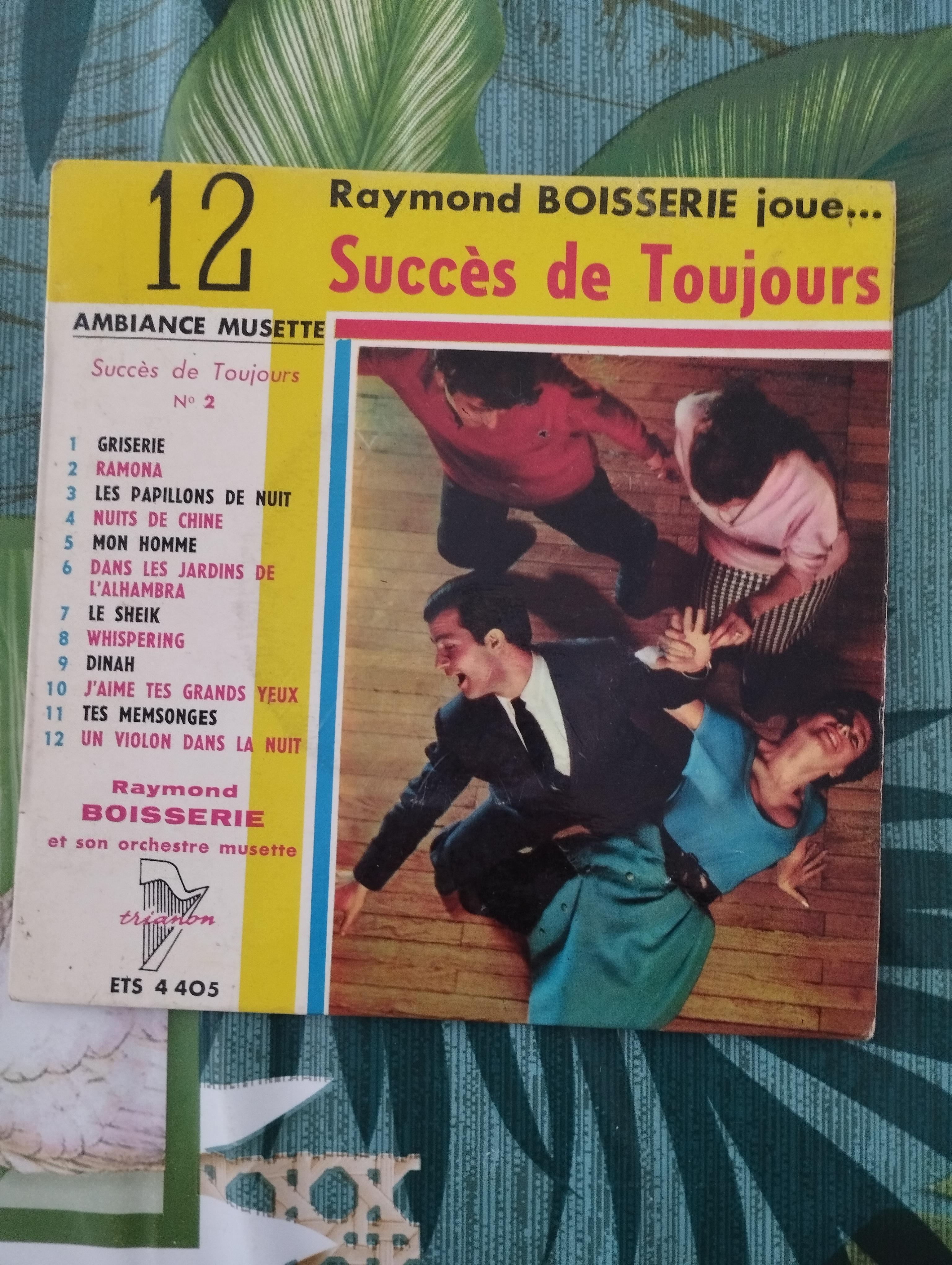 troc de troc disque vinyle 45t raymond boisserie - ambiance musette image 0