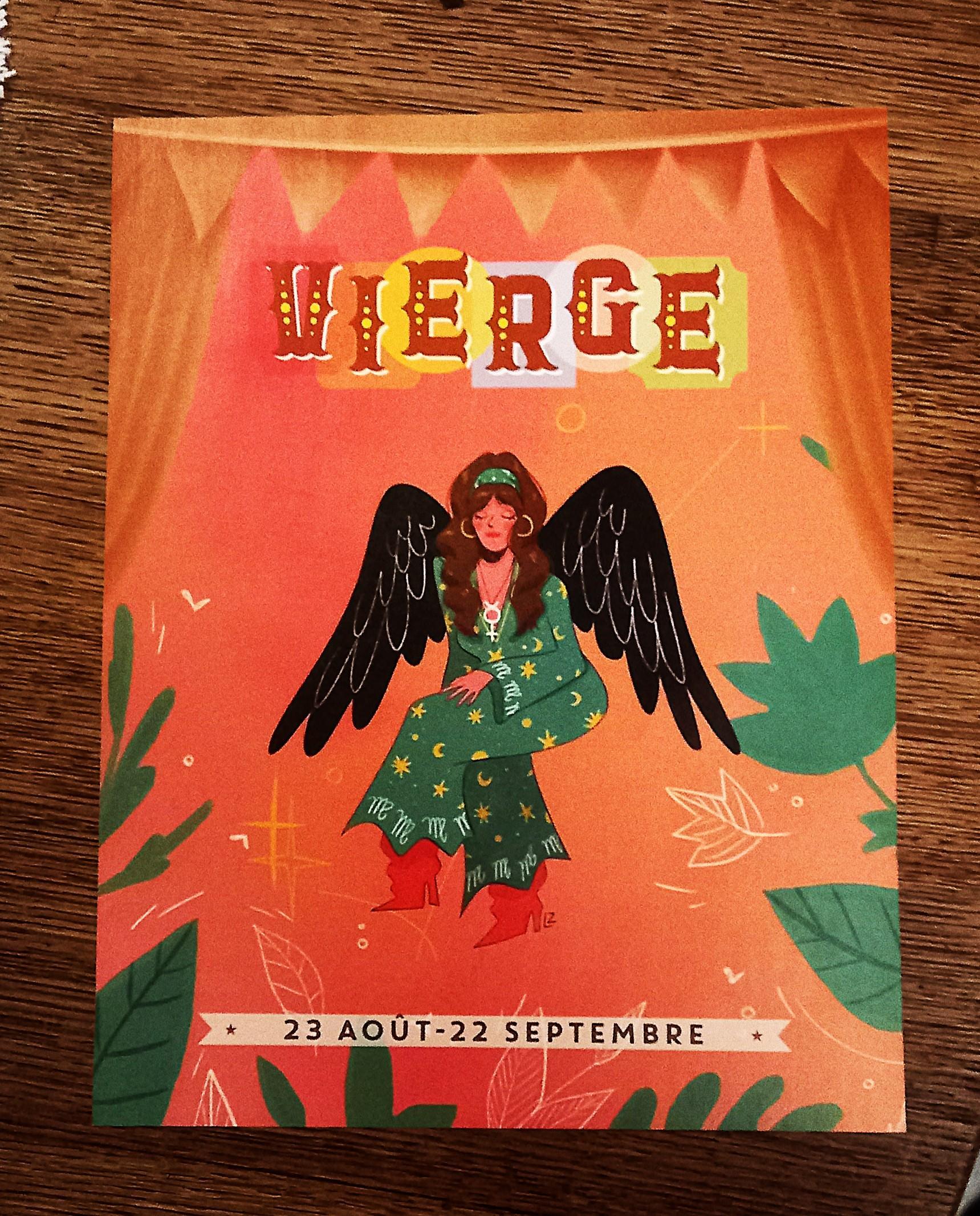 troc de troc affiche astro. "vierge". image 0