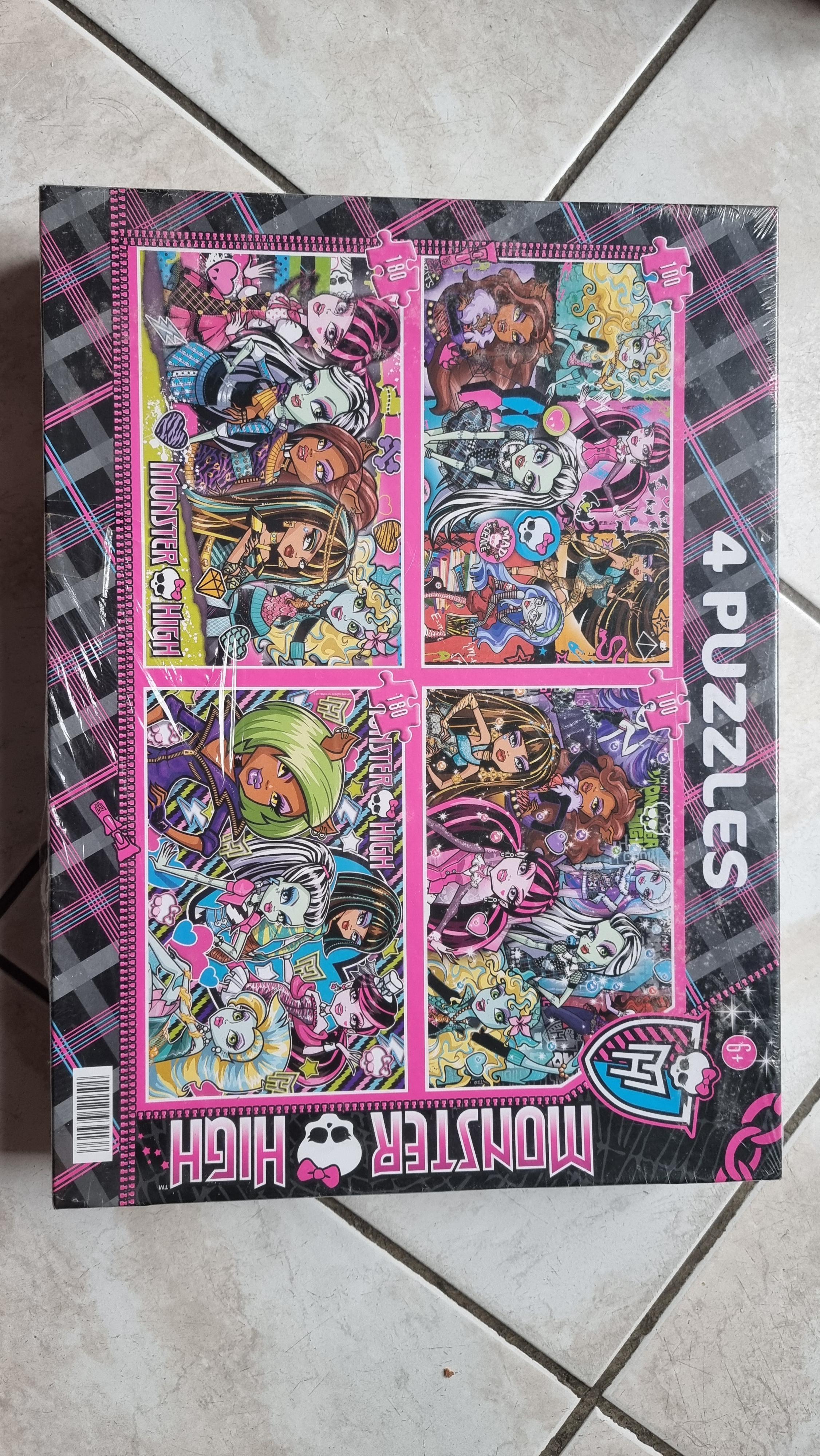 troc de troc 4 puzzles monster high neuf sous blister image 0