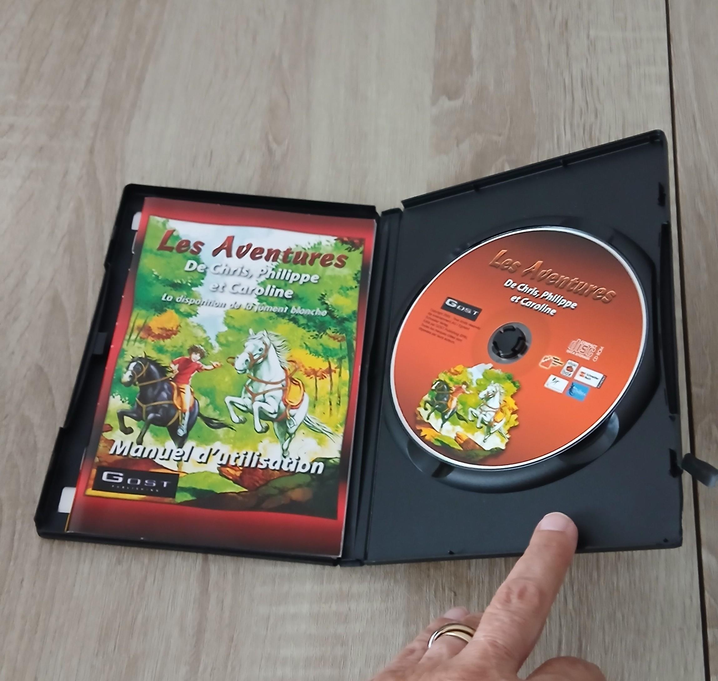 troc de troc pc cd - rom les aventures de chris, philippe et caroline image 1