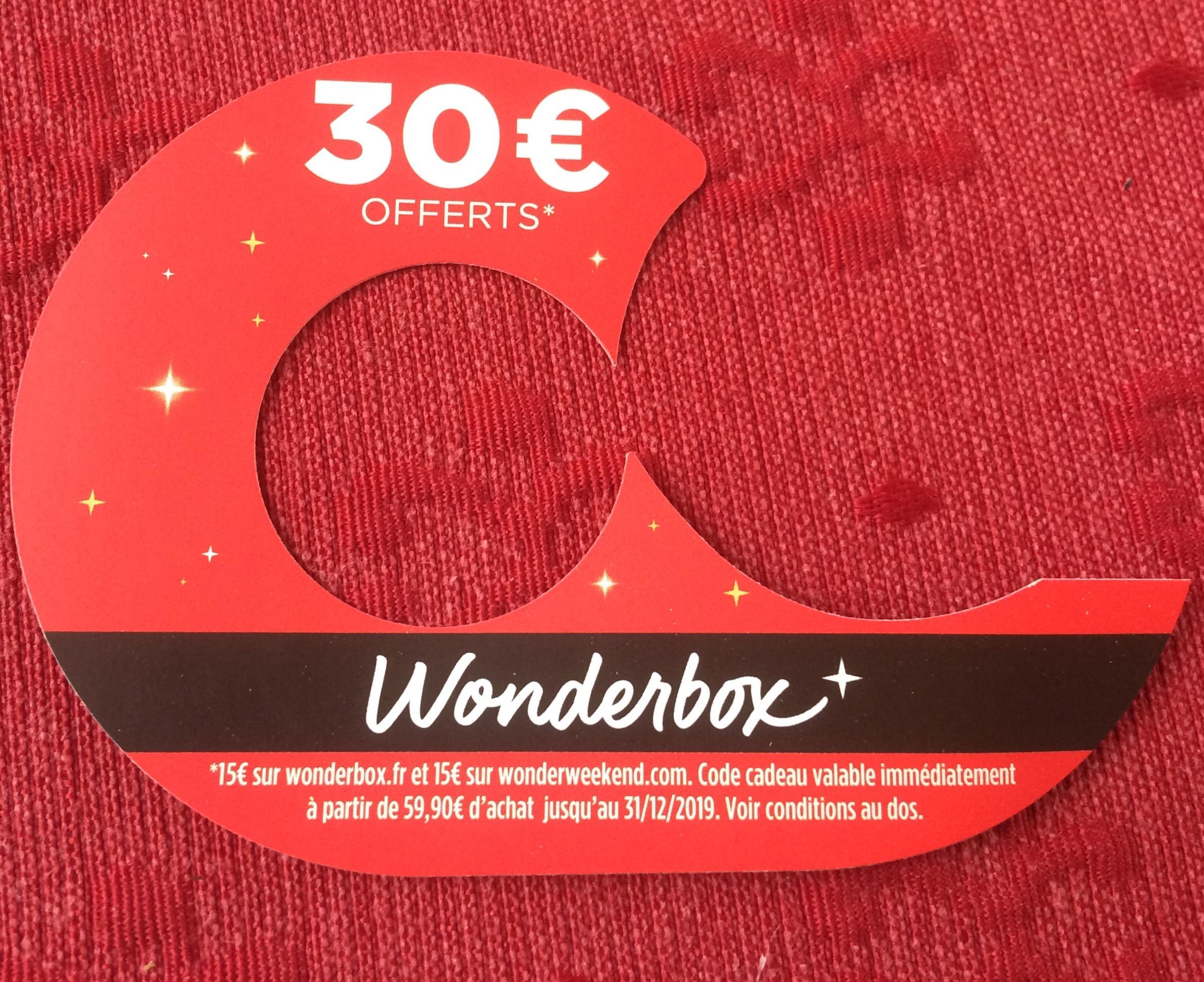 troc de troc code de réduction sur wonderbox.fr et wonderweekend.com image 0