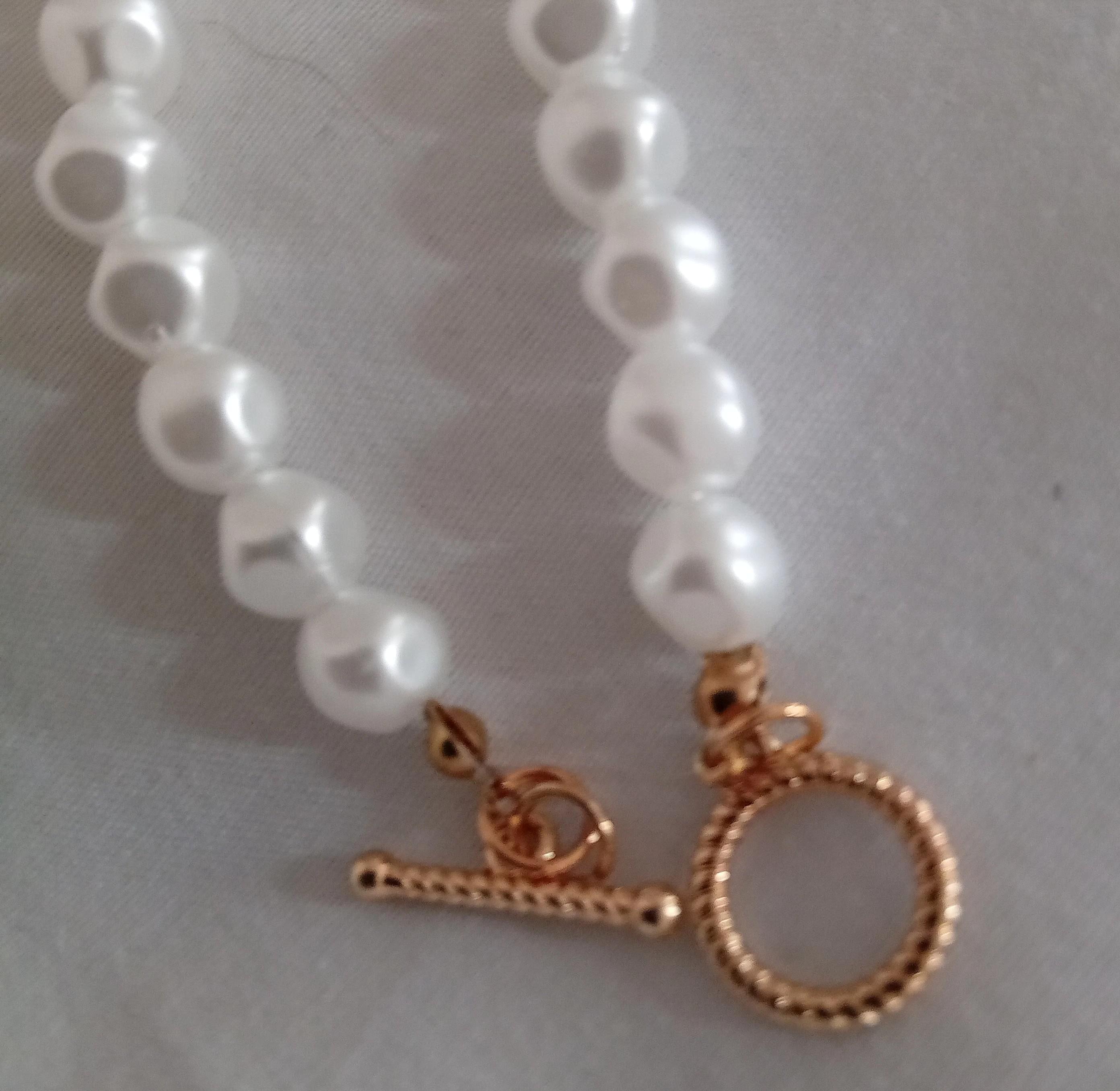 troc de troc reserver. bracelet femme perles image 1