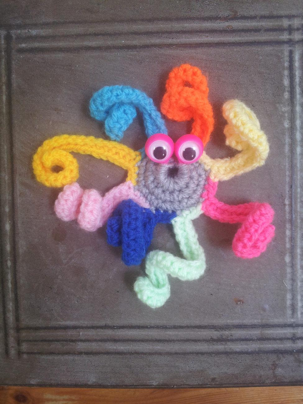 troc de troc petite pieuvre au crochet faite main #10 image 0