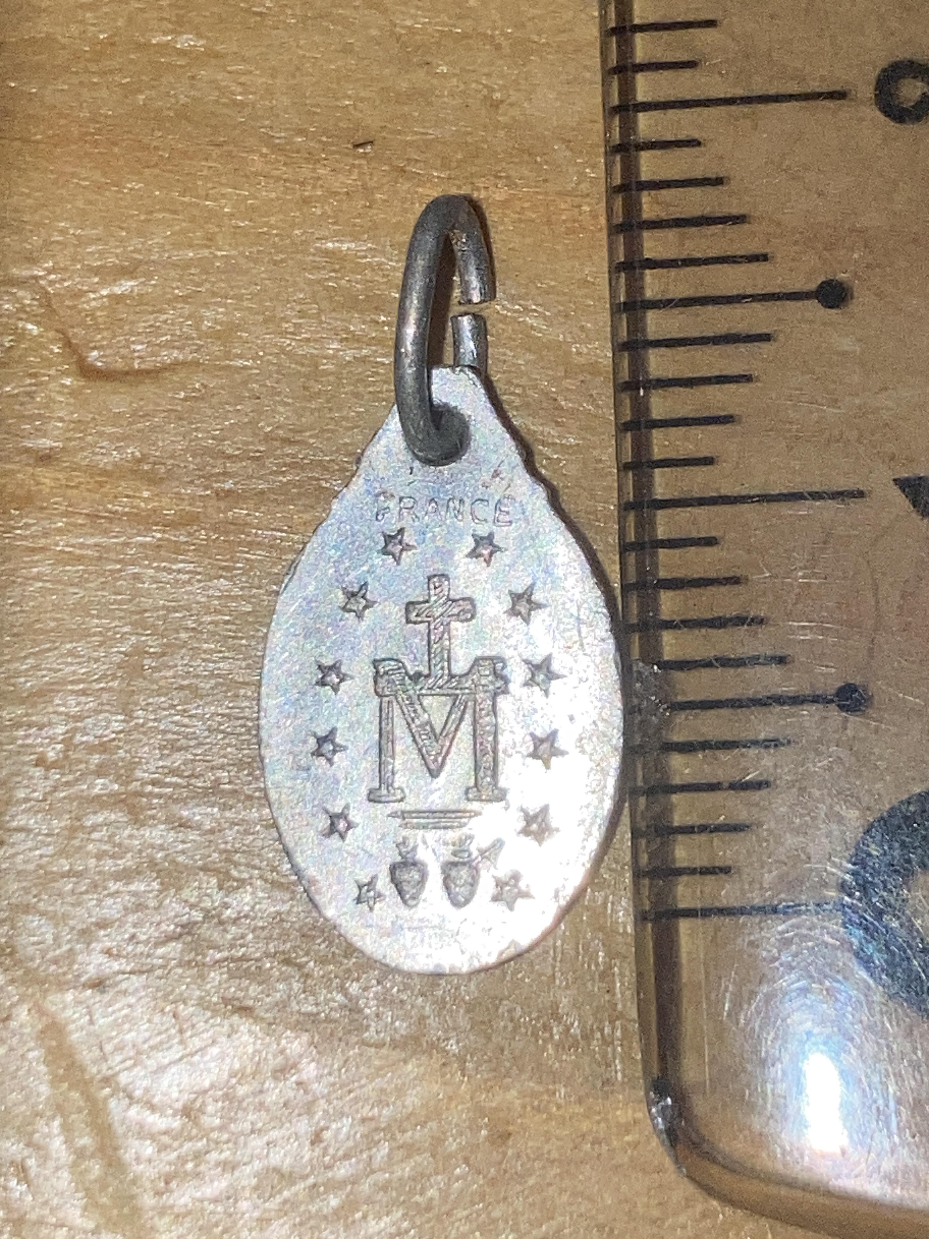 troc de troc en troc uniquement médaille religieuse ancienne argent image 1
