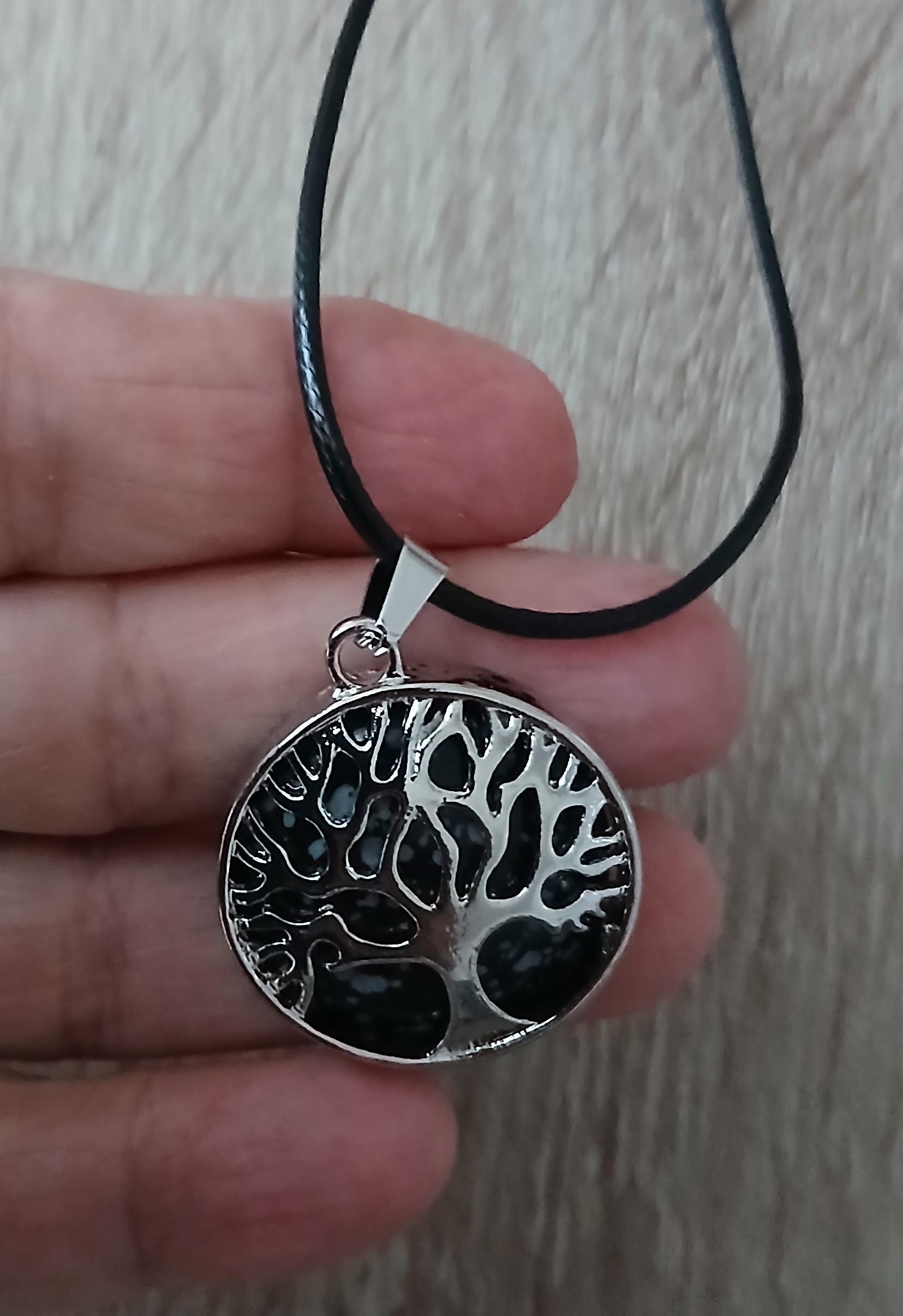 troc de troc reserver. collier femme " arbre de vie " image 1
