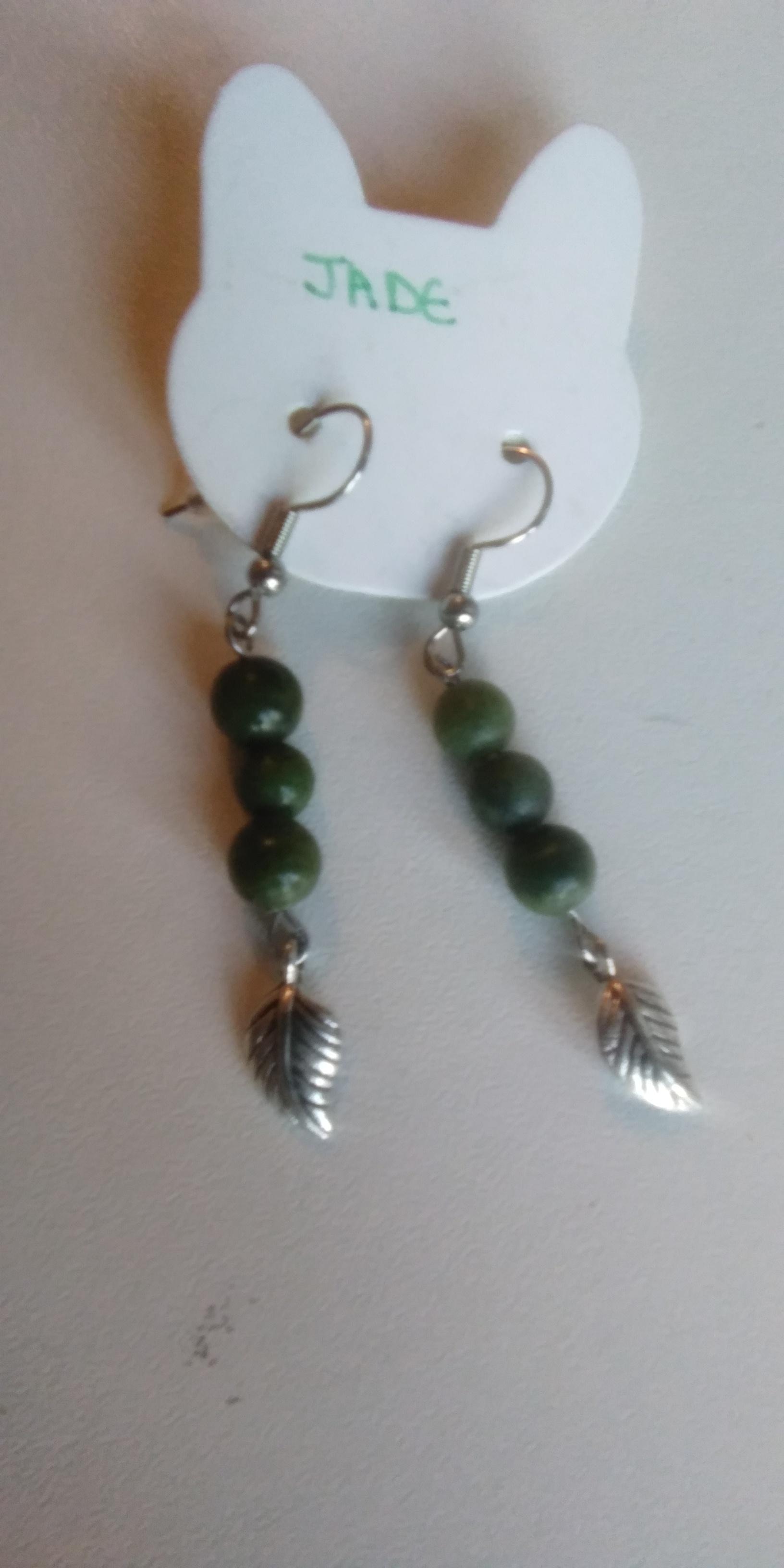 troc de troc boucles d oreille jade image 0