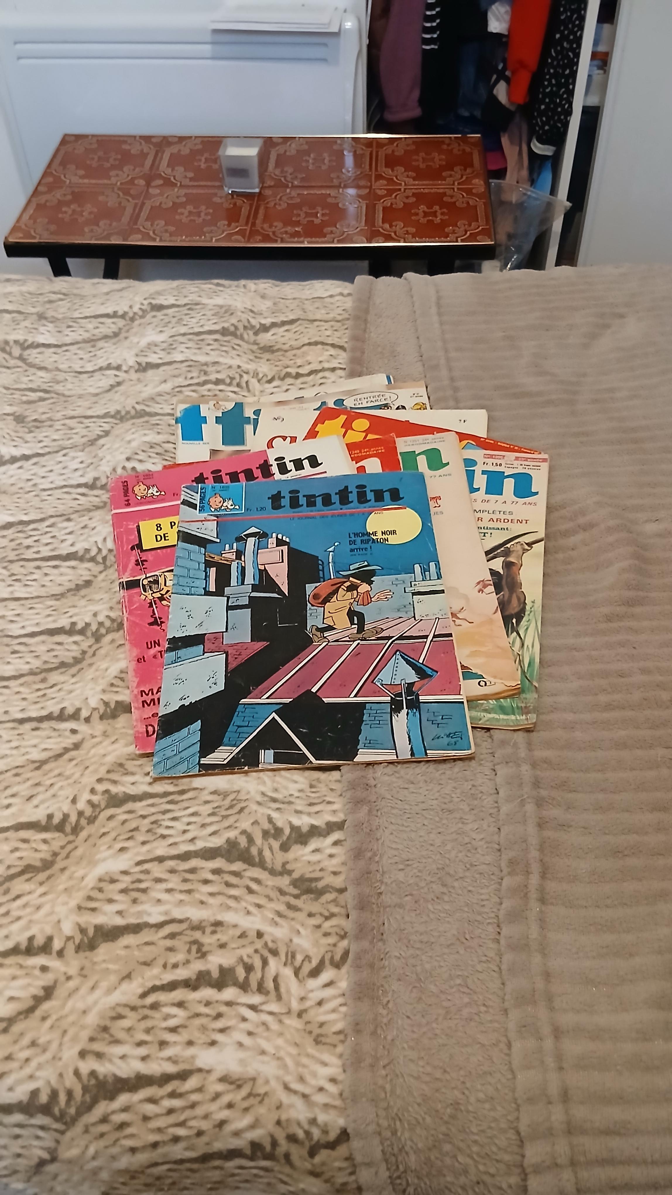 troc de troc reserver diivers troc lots de bande dessinée de tintins image 0