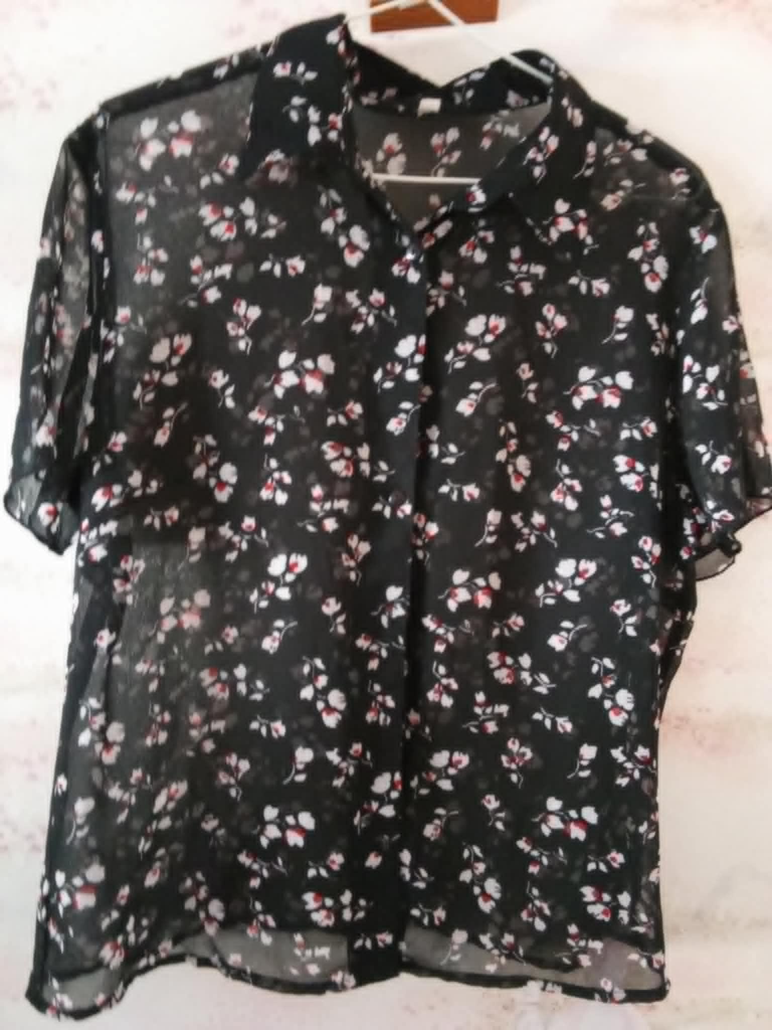 troc de troc sur chemise attaché devant   en voile taille 44 image 0