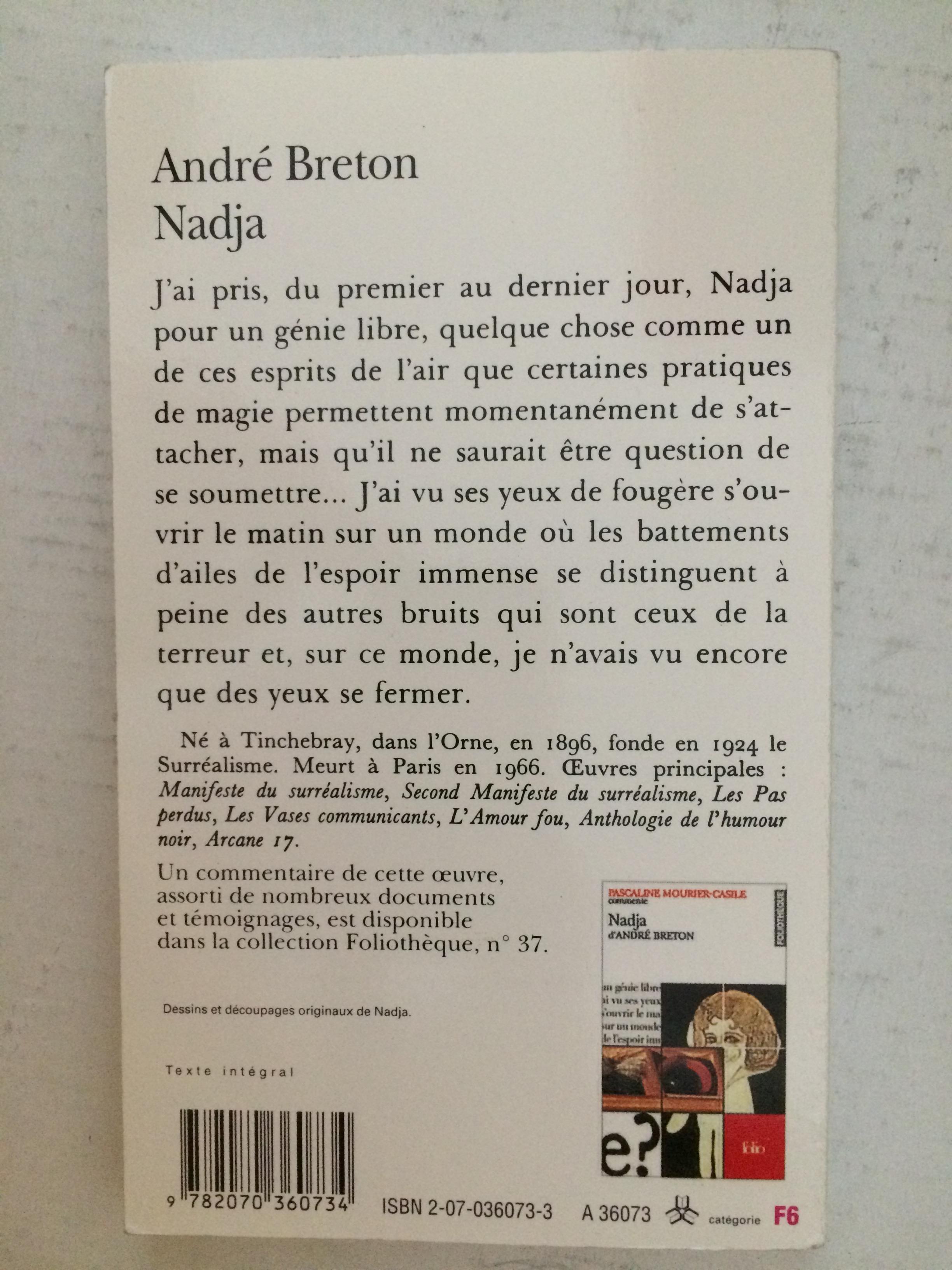 troc de troc nadja de andré breton image 1