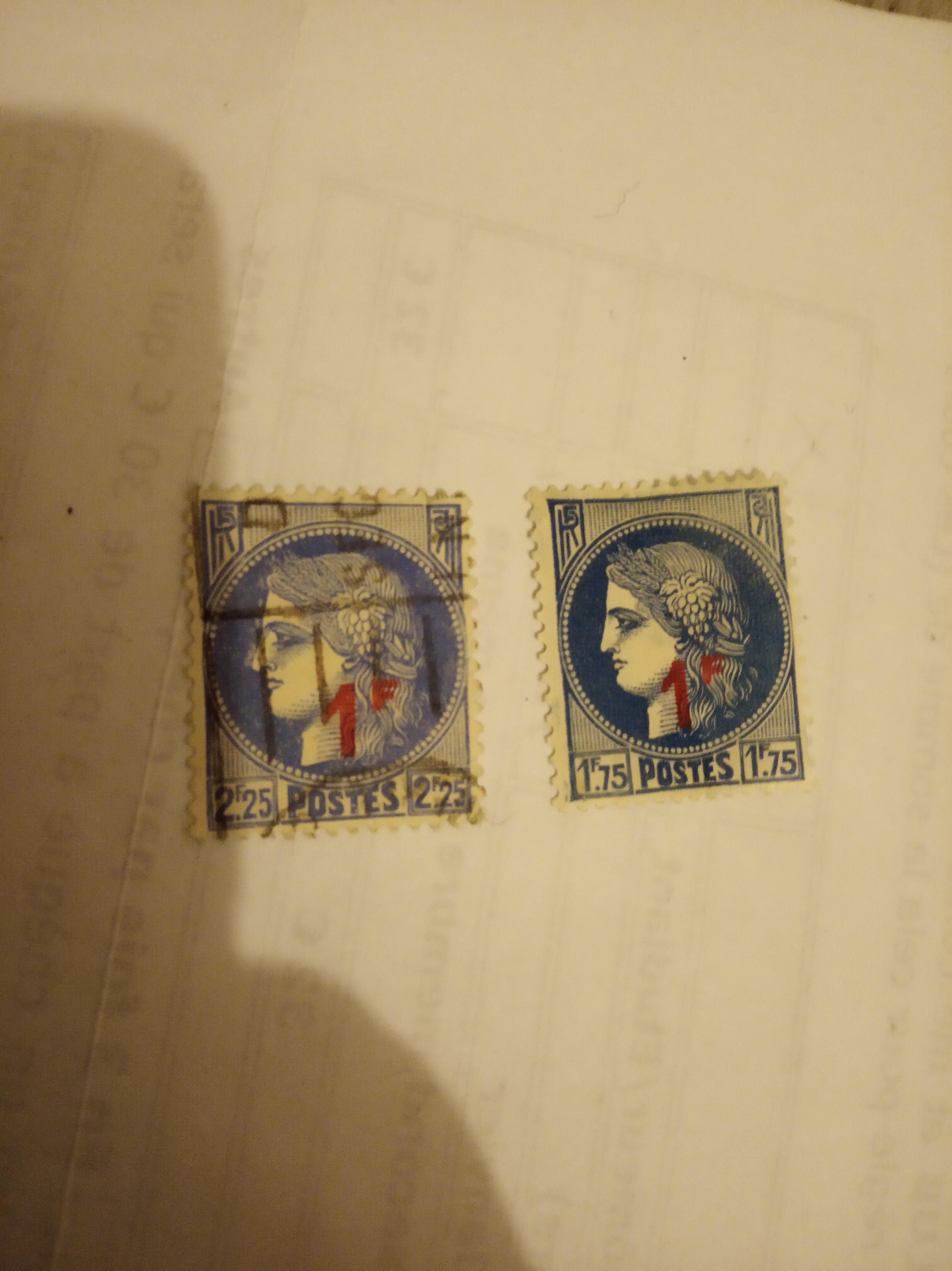 troc de troc réservé lot timbres cérès surtaxé image 0