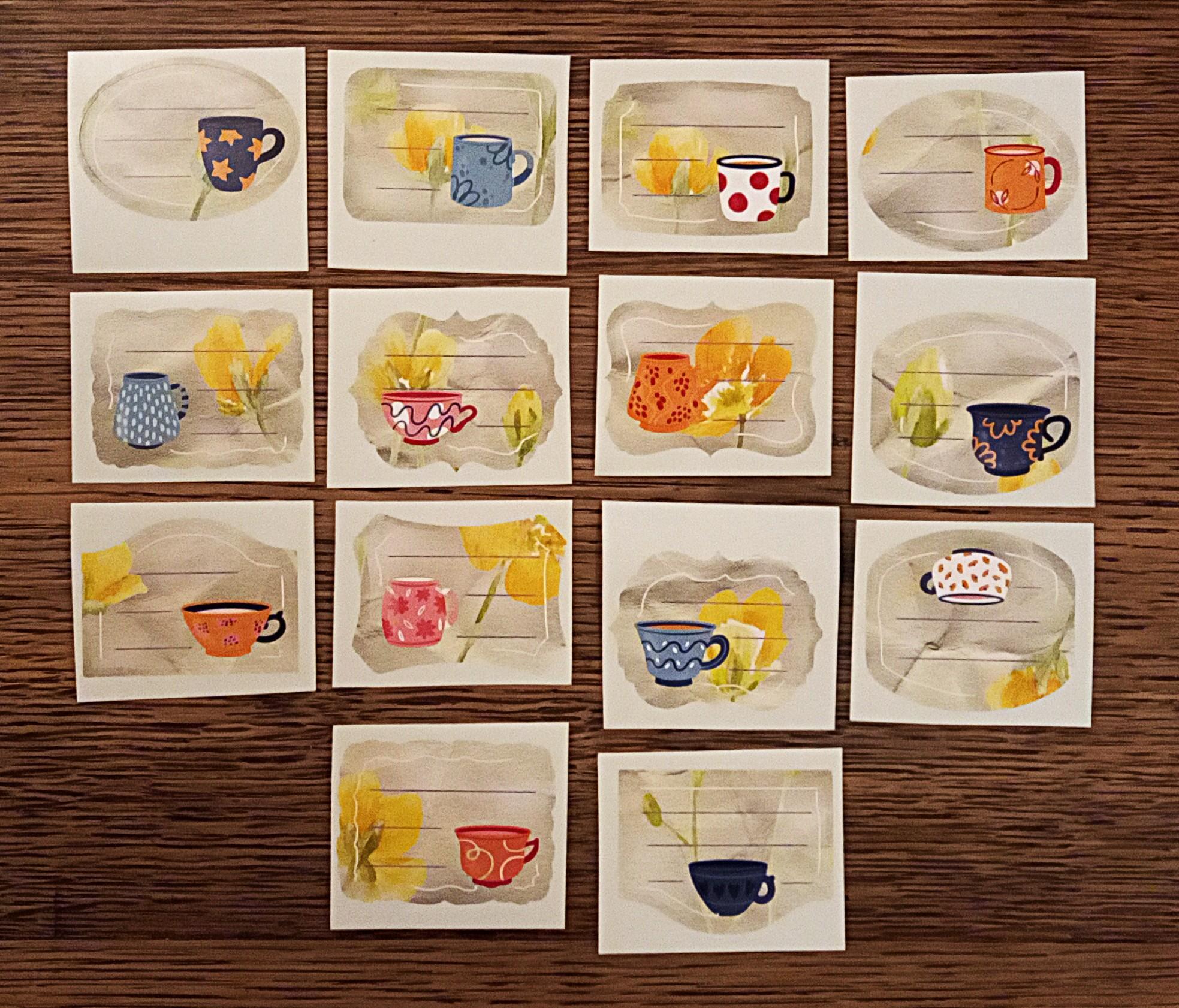 troc de troc etiquettes autocollantes "tasses". image 0