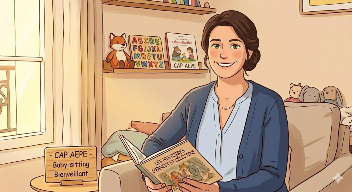 troc de troc garde d'enfants par professionnelle diplômée (cap aepe) image 0