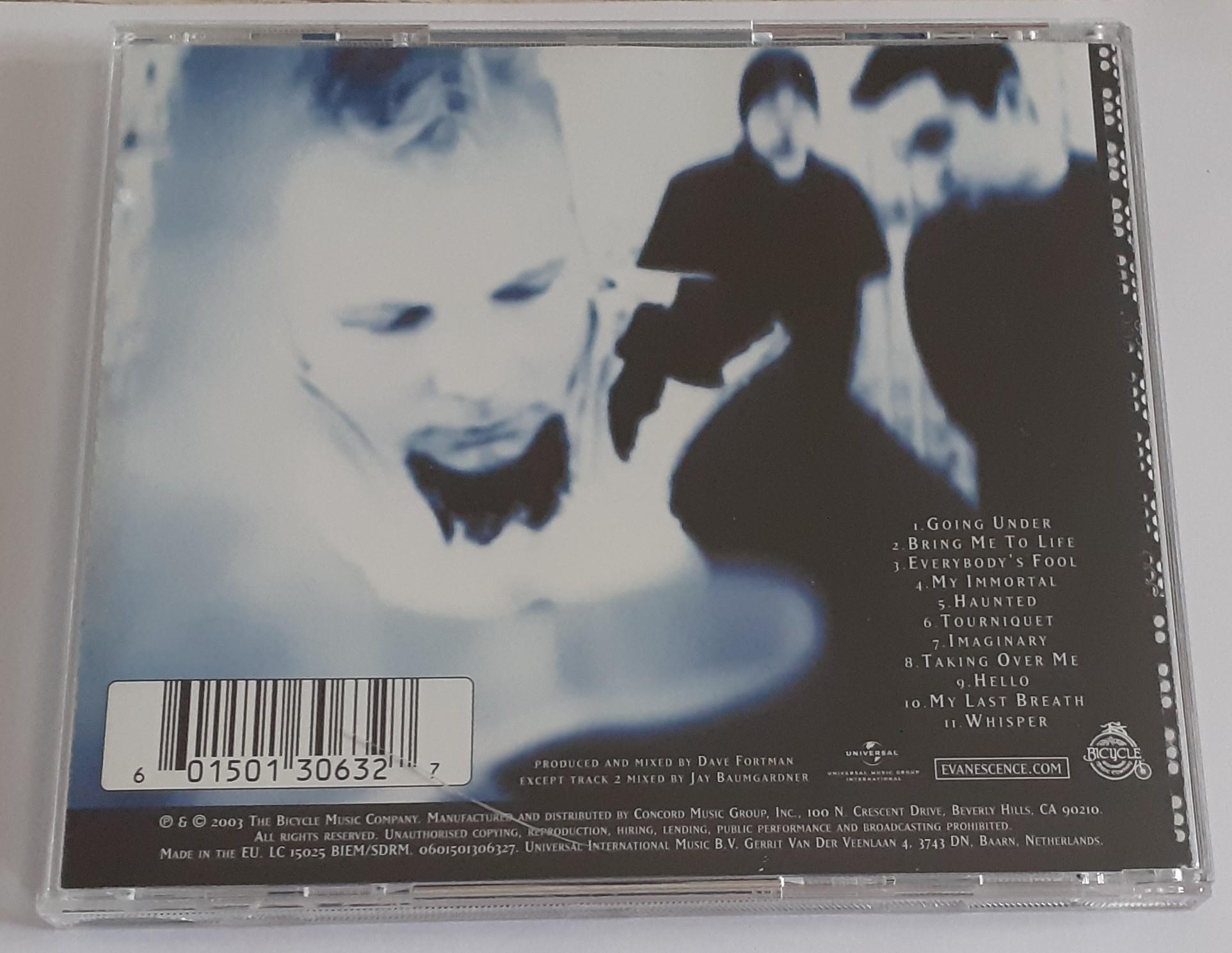troc de troc cd evanescence fallen 2003 image 2