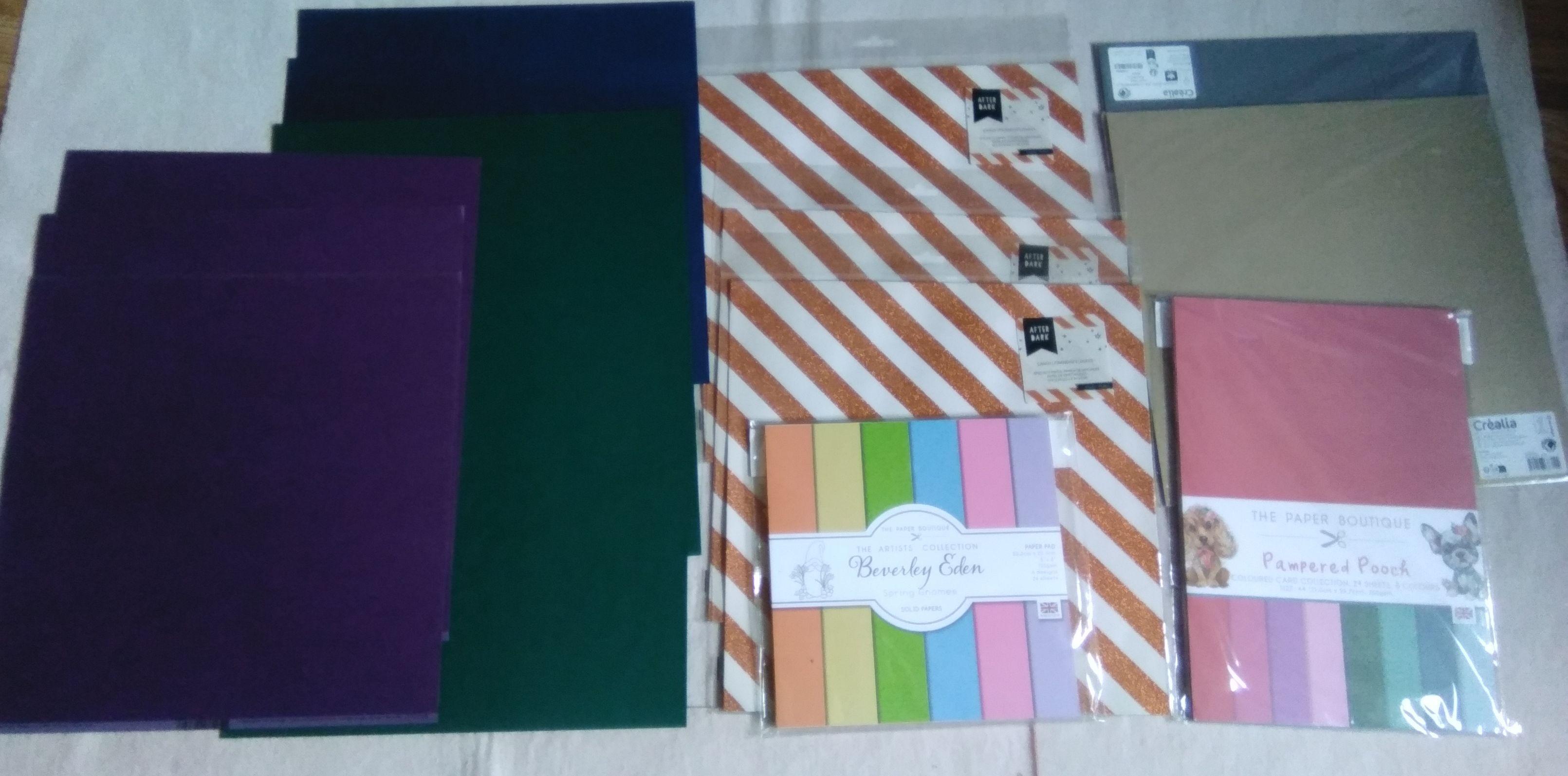 troc de troc lot feuilles/papiers, scrap, neuf image 0