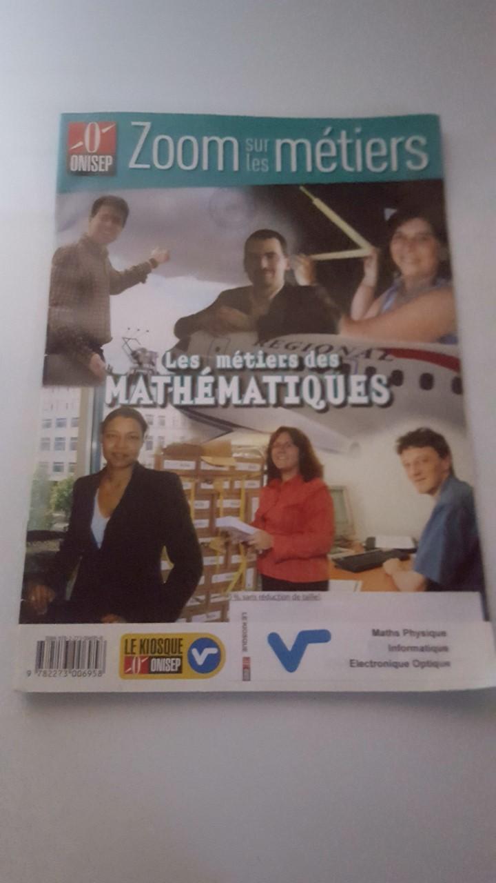 troc de troc j'échange magazine onisep : "les métiers des mathématiques" image 0