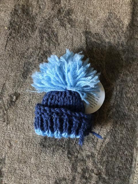 troc de troc (réservé) petit bonnet bleu poupée mannequin ou petite poupée image 0