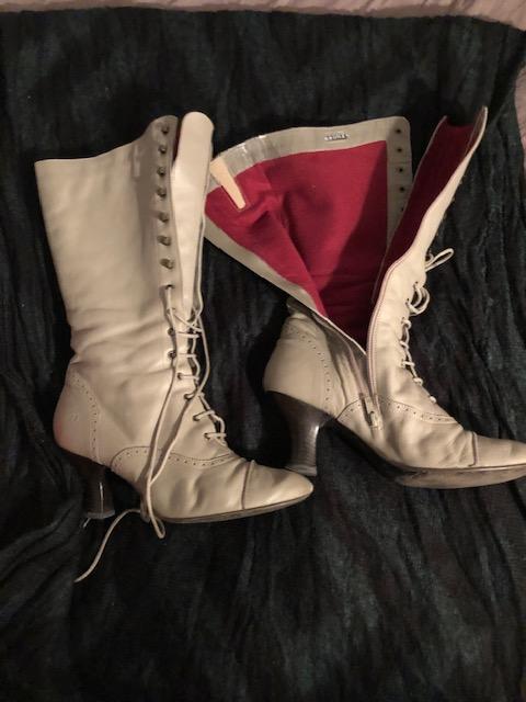 troc de troc bottes gris clair à lacets taille 40 bronx (bon état) image 0