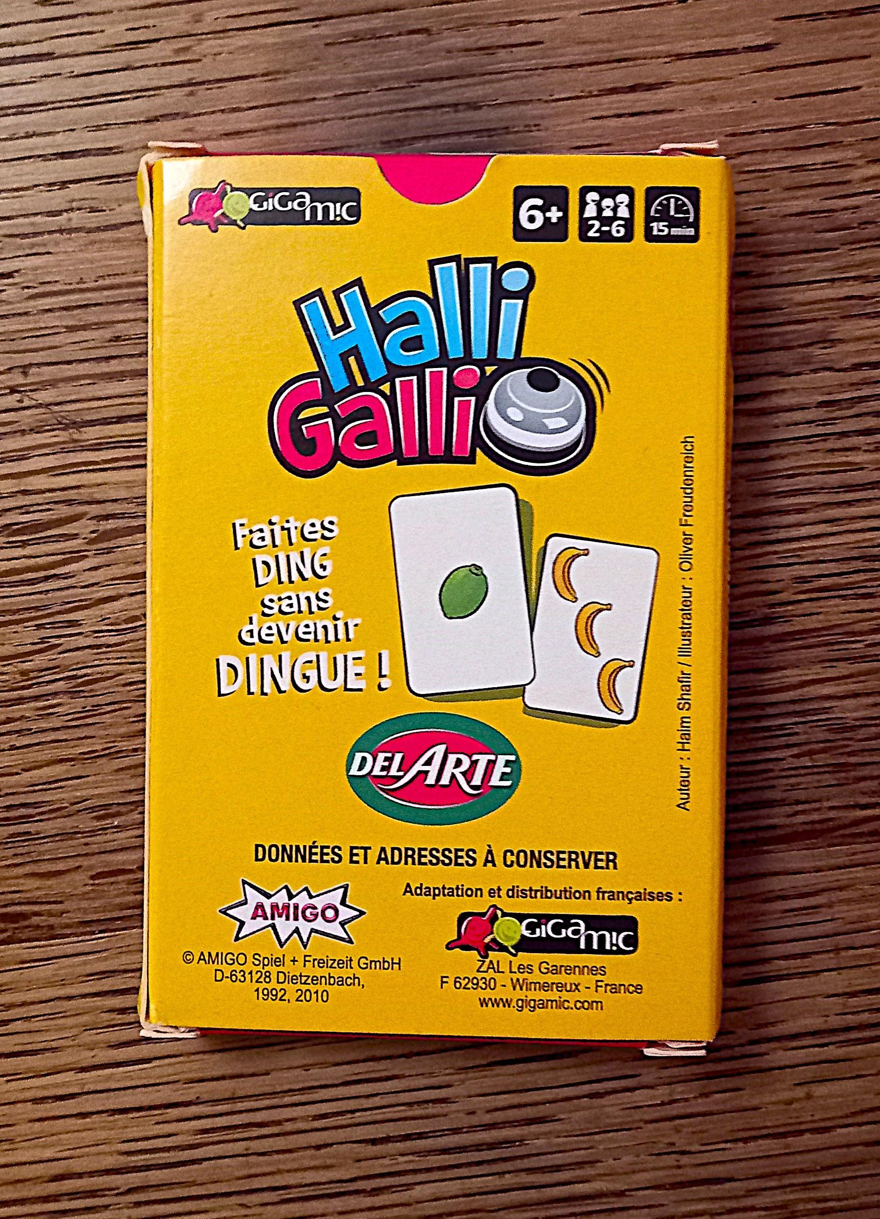 troc de troc jeu de cartes "halli galli". image 1