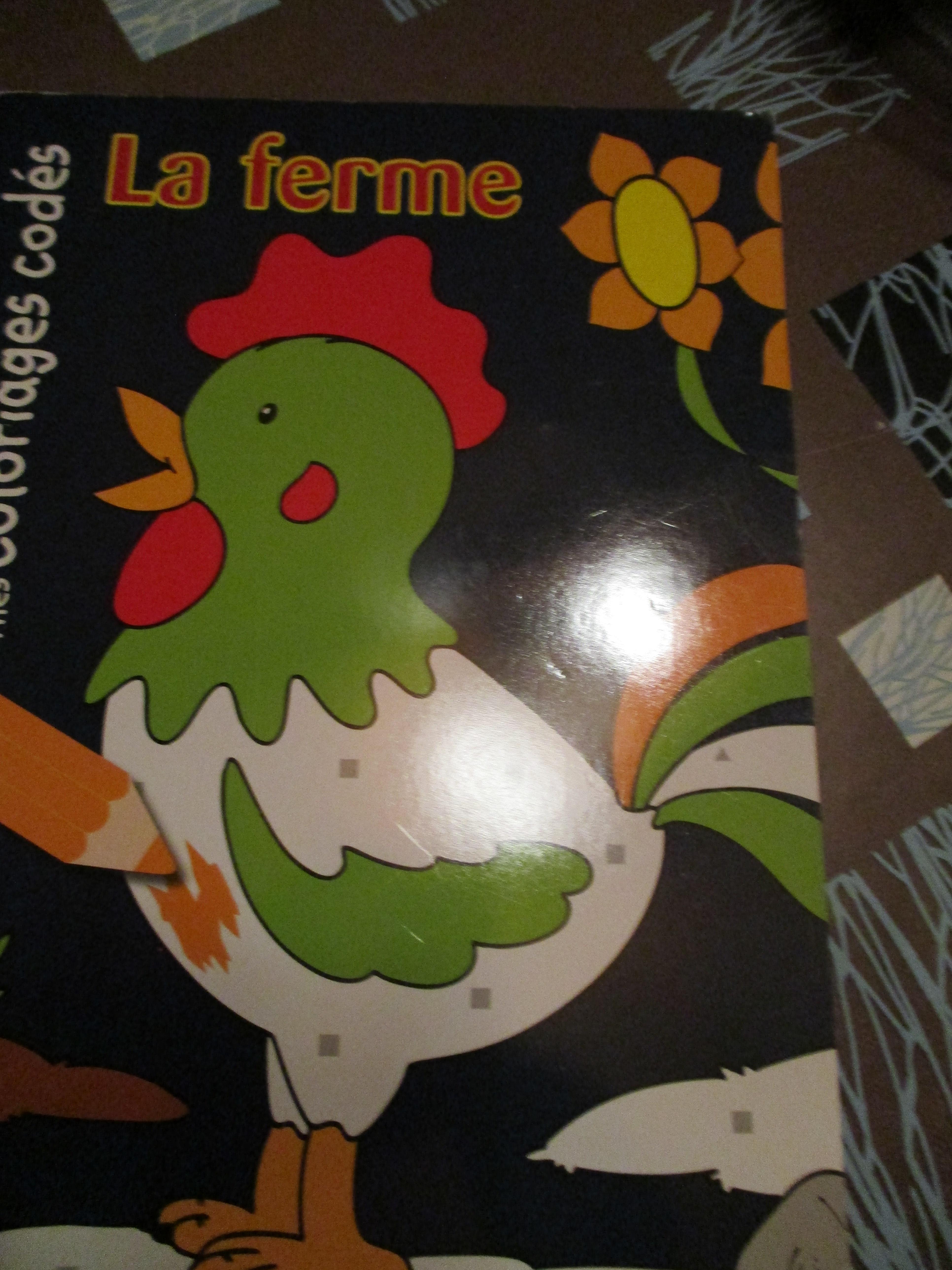troc de troc mes coloriages codés album la ferme image 0