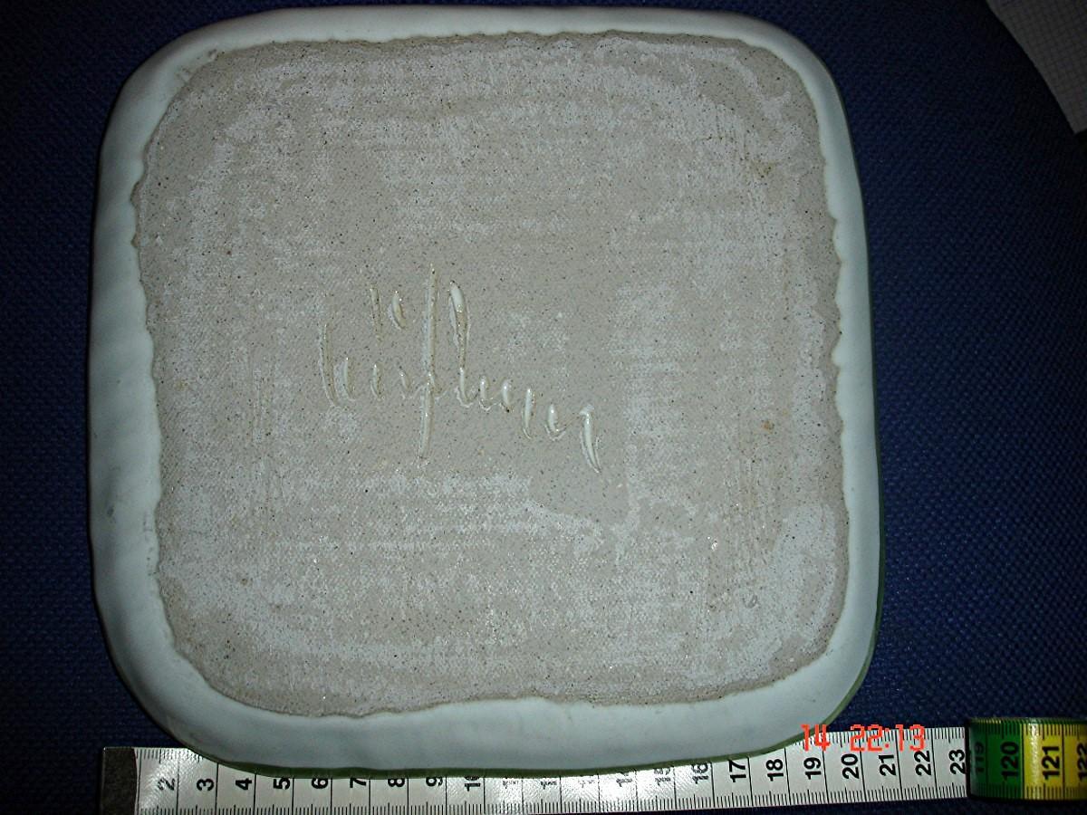troc de troc plat carrÉ assiette signÉe >canard automnal colorÉ 924 g image 1