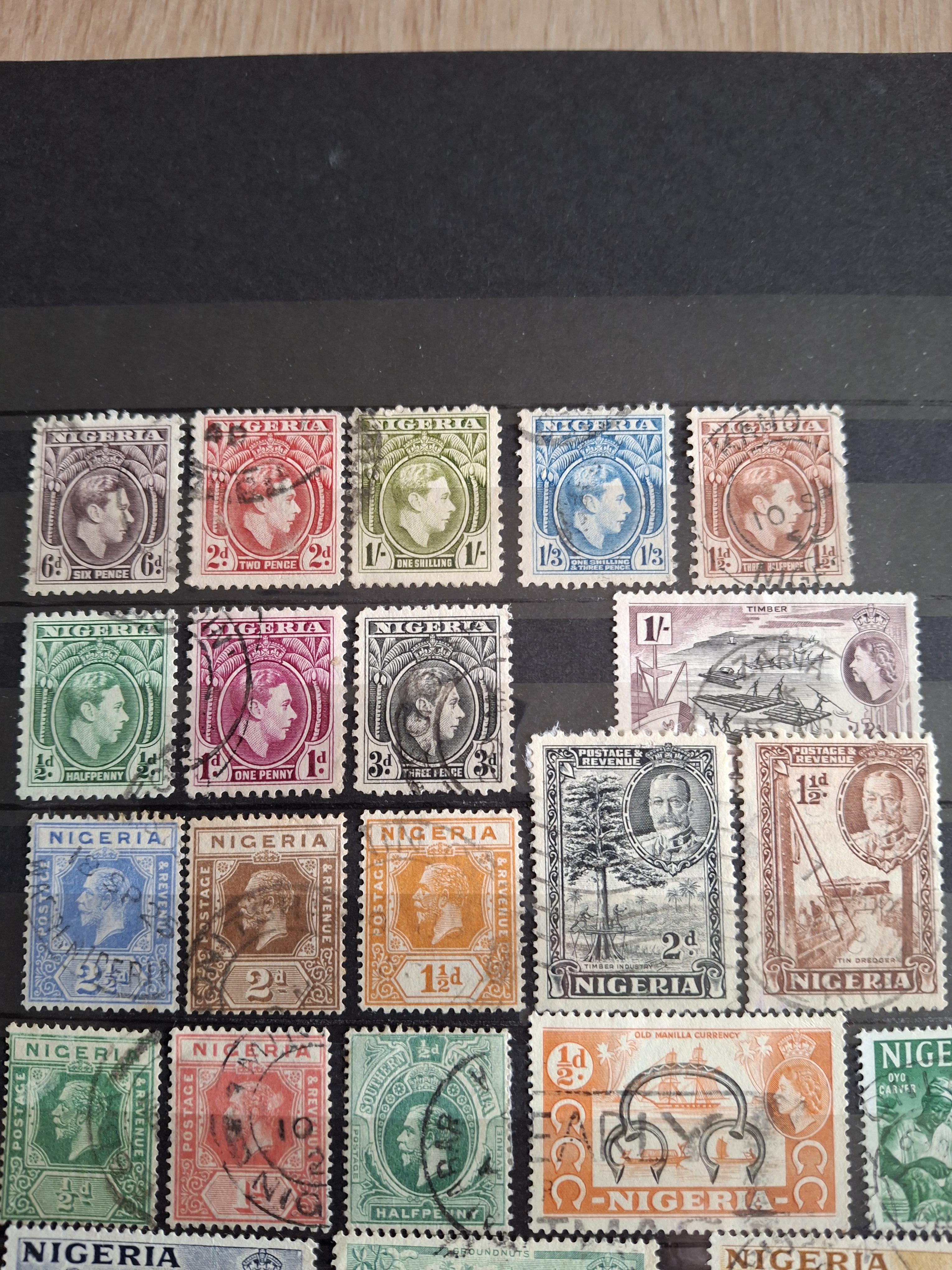 troc de troc echange lot de timbres du nigeria contre 5 flyers image 1