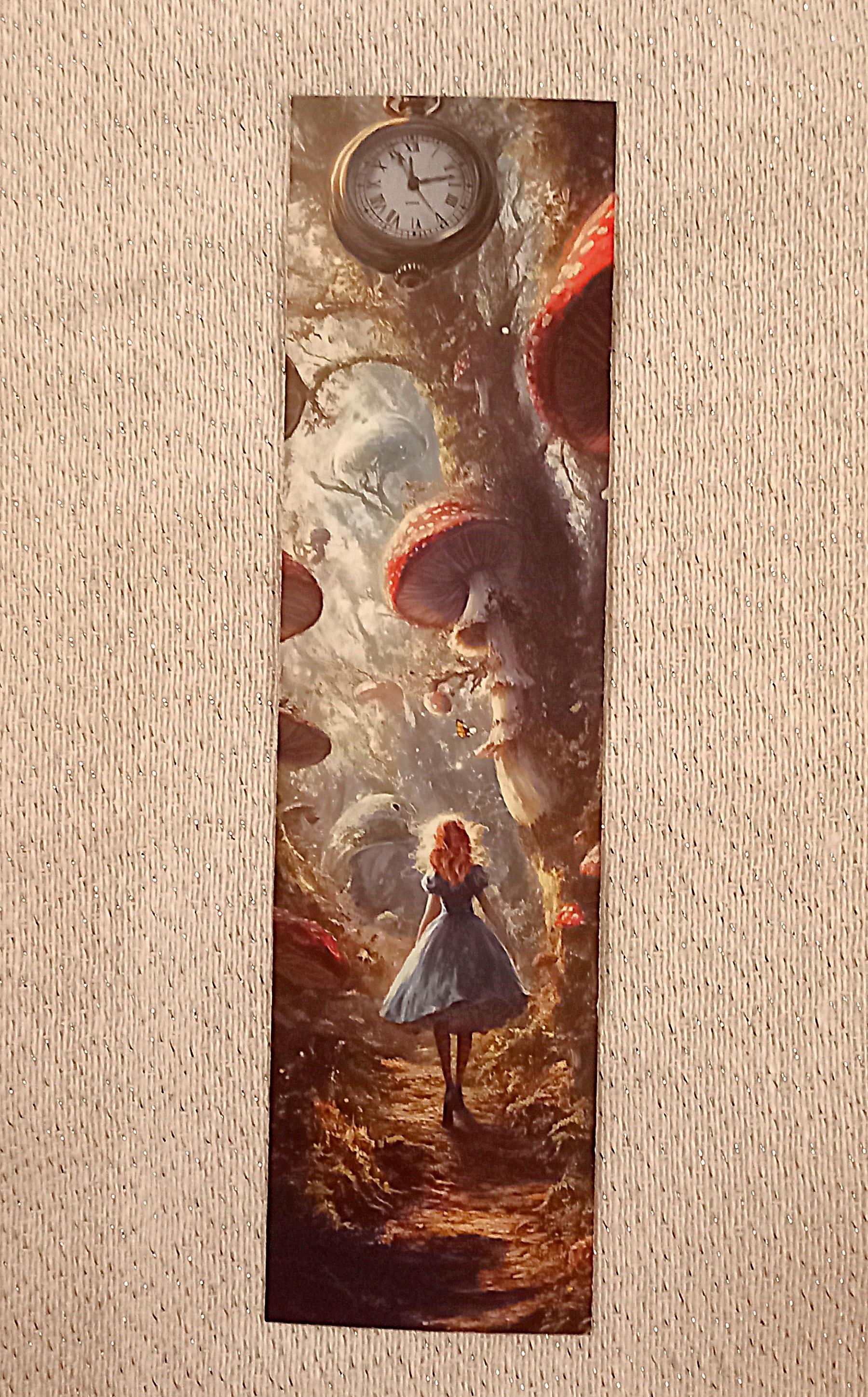 troc de troc marque-page "alice in wonderland". image 0