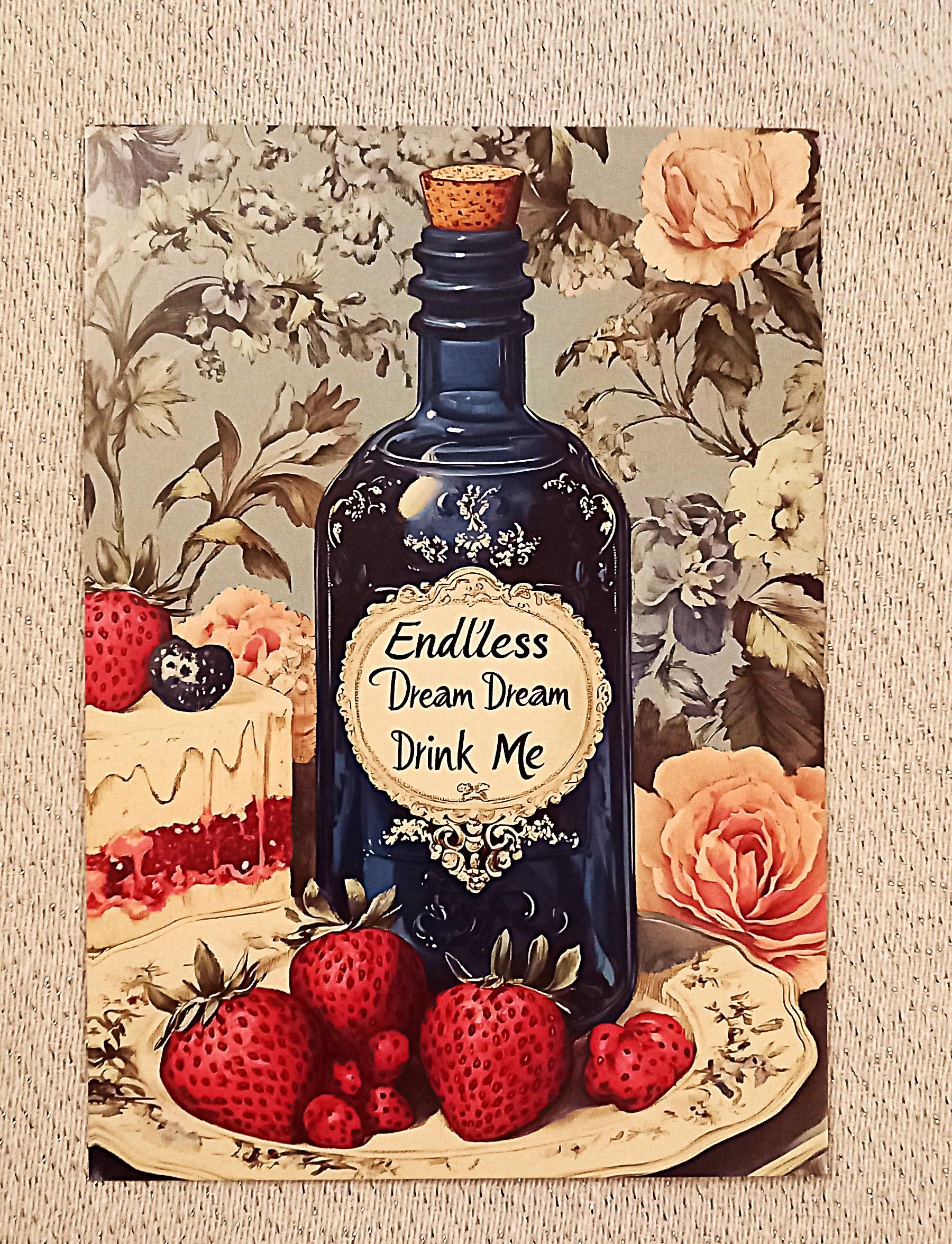 troc de troc carte postale "drink me". image 0