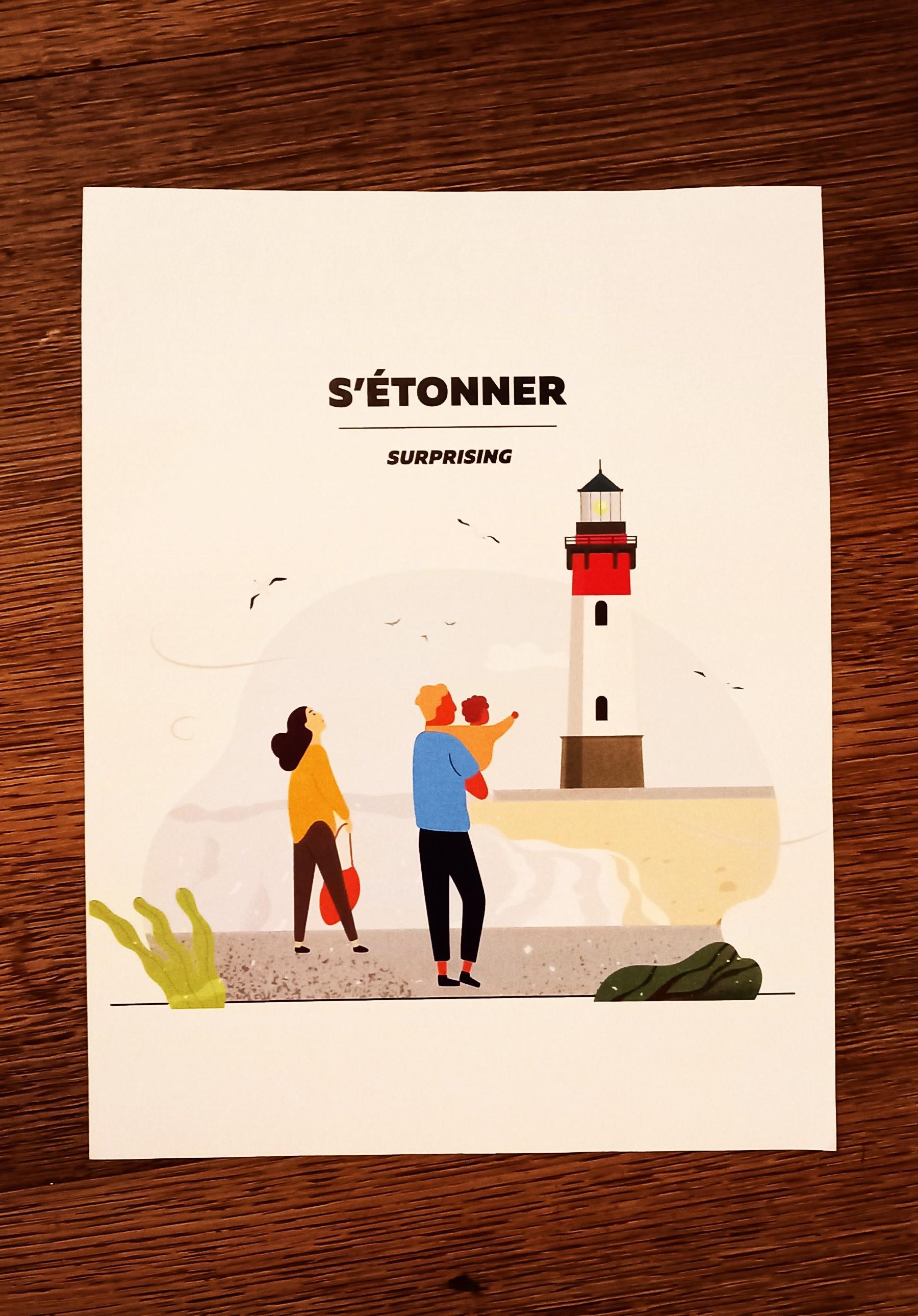 troc de troc affichette "s'étonner". image 0