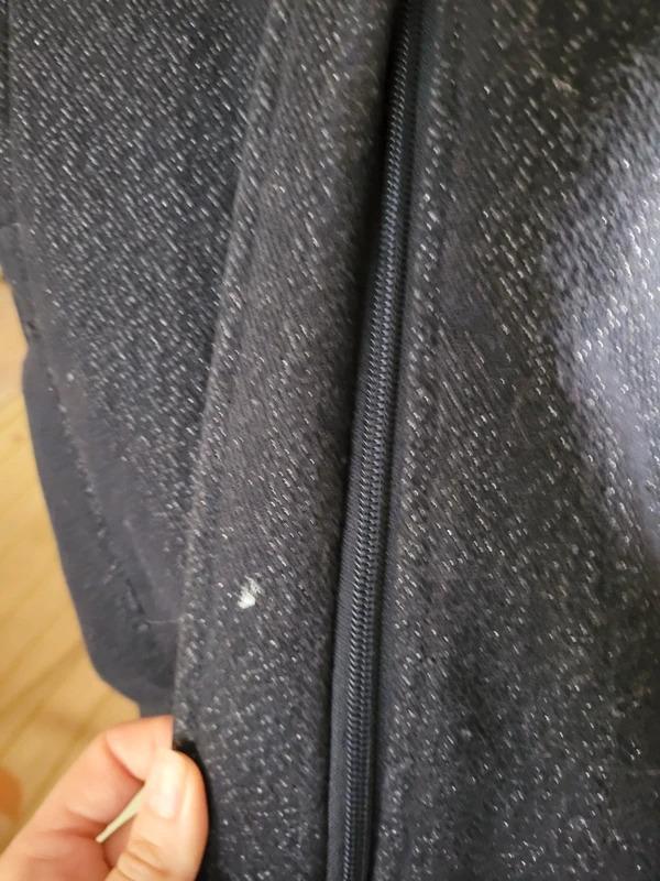 troc de troc manteau noir pailleté gemo 10ans image 2