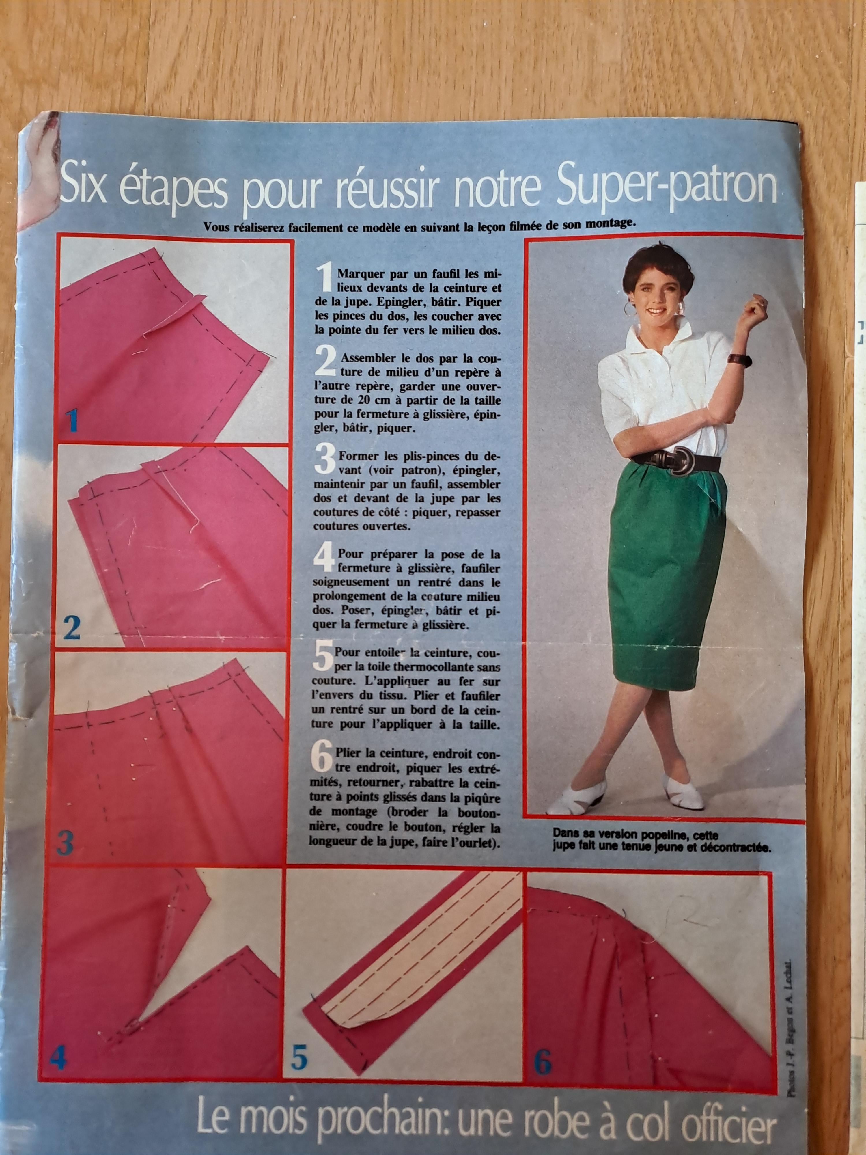 troc de troc patron couture jupe droite 40 à 44 image 0