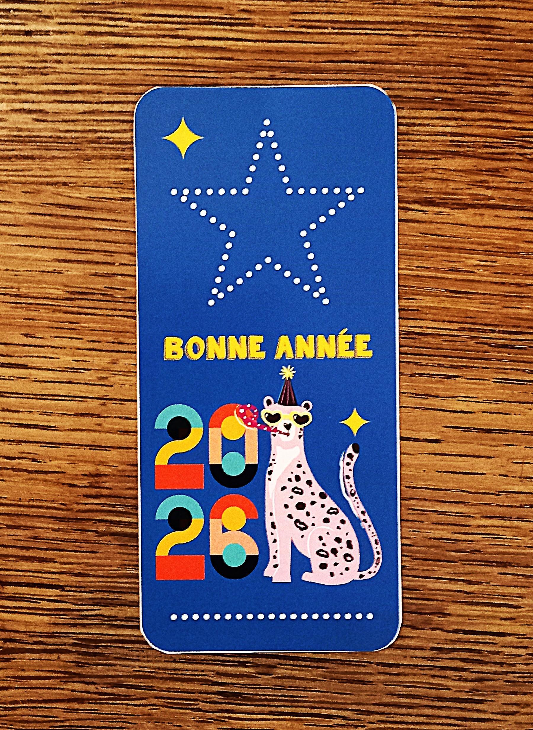 troc de troc petite carte "bonne année 2026". image 0