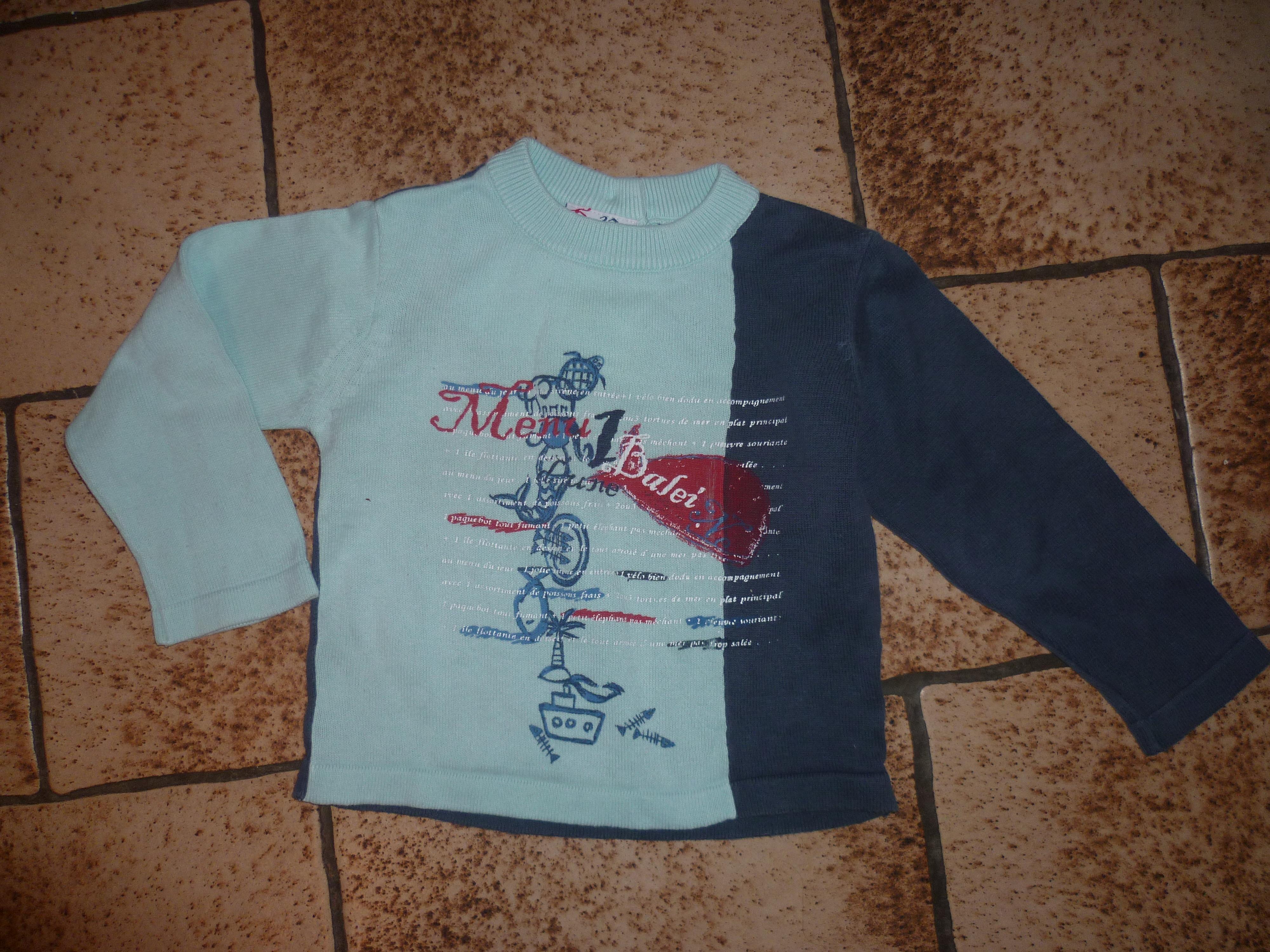 troc de troc polo manches longues marque dpam image 0